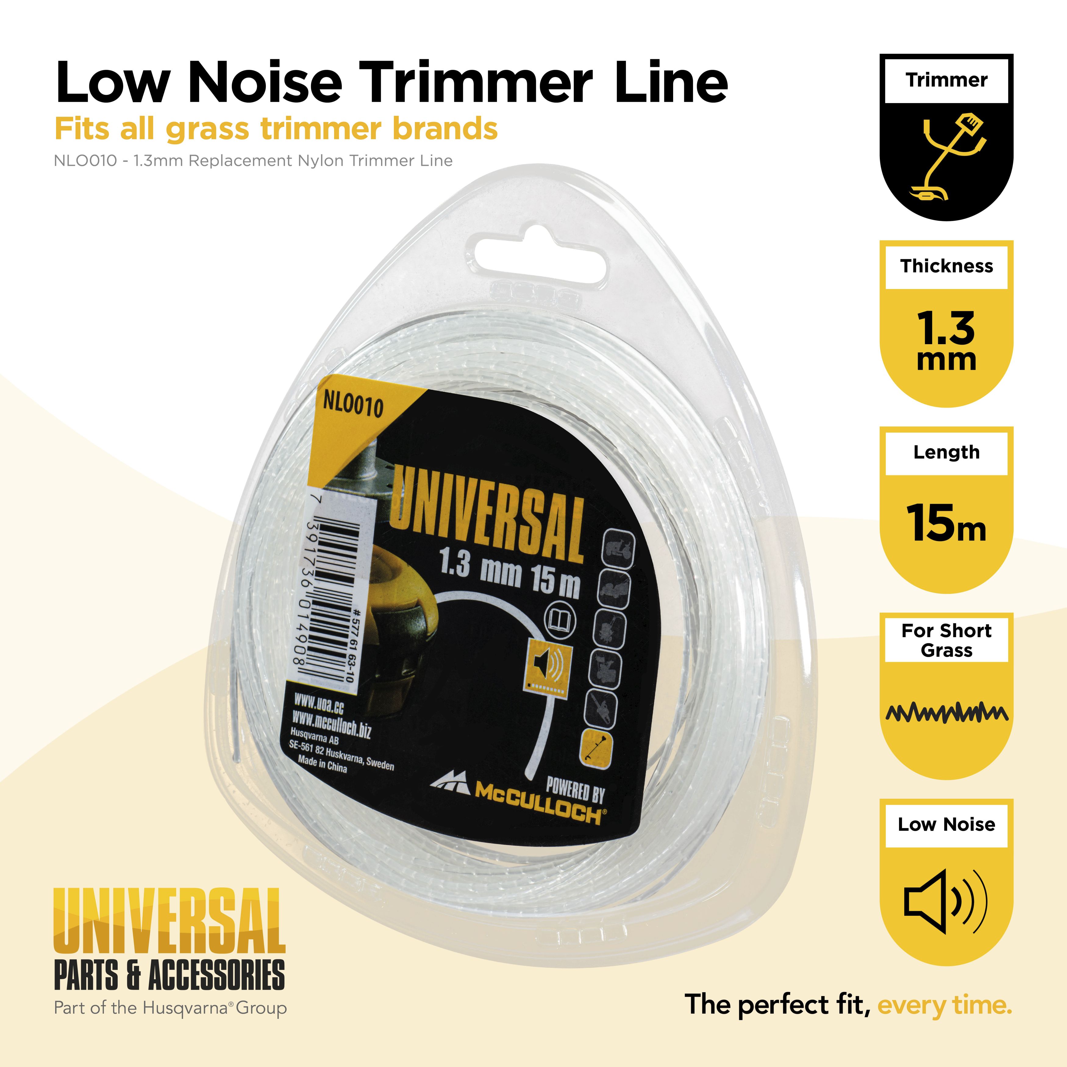 Hilo de nylon 1.3mm x 15m - Silencioso