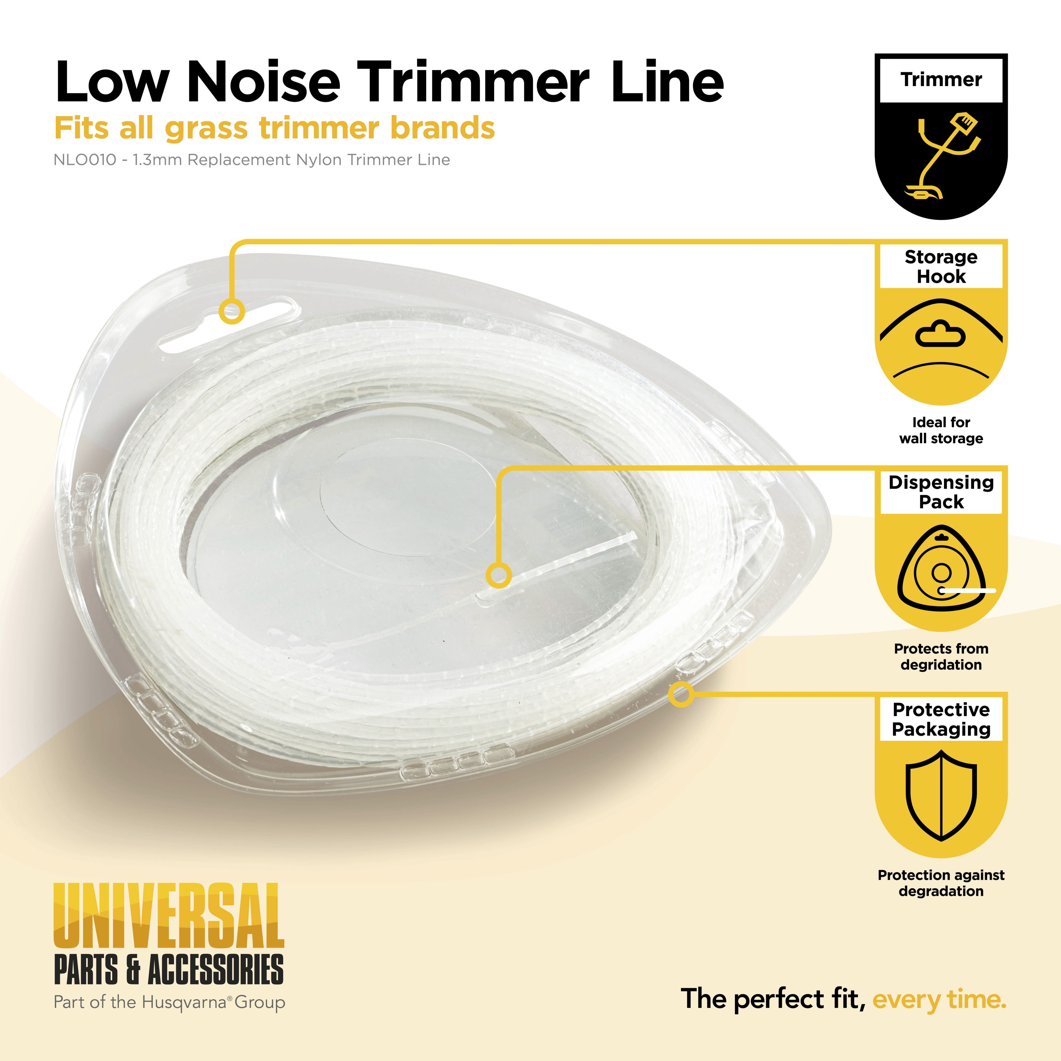 Hilo de nylon 1.3mm x 15m - Silencioso