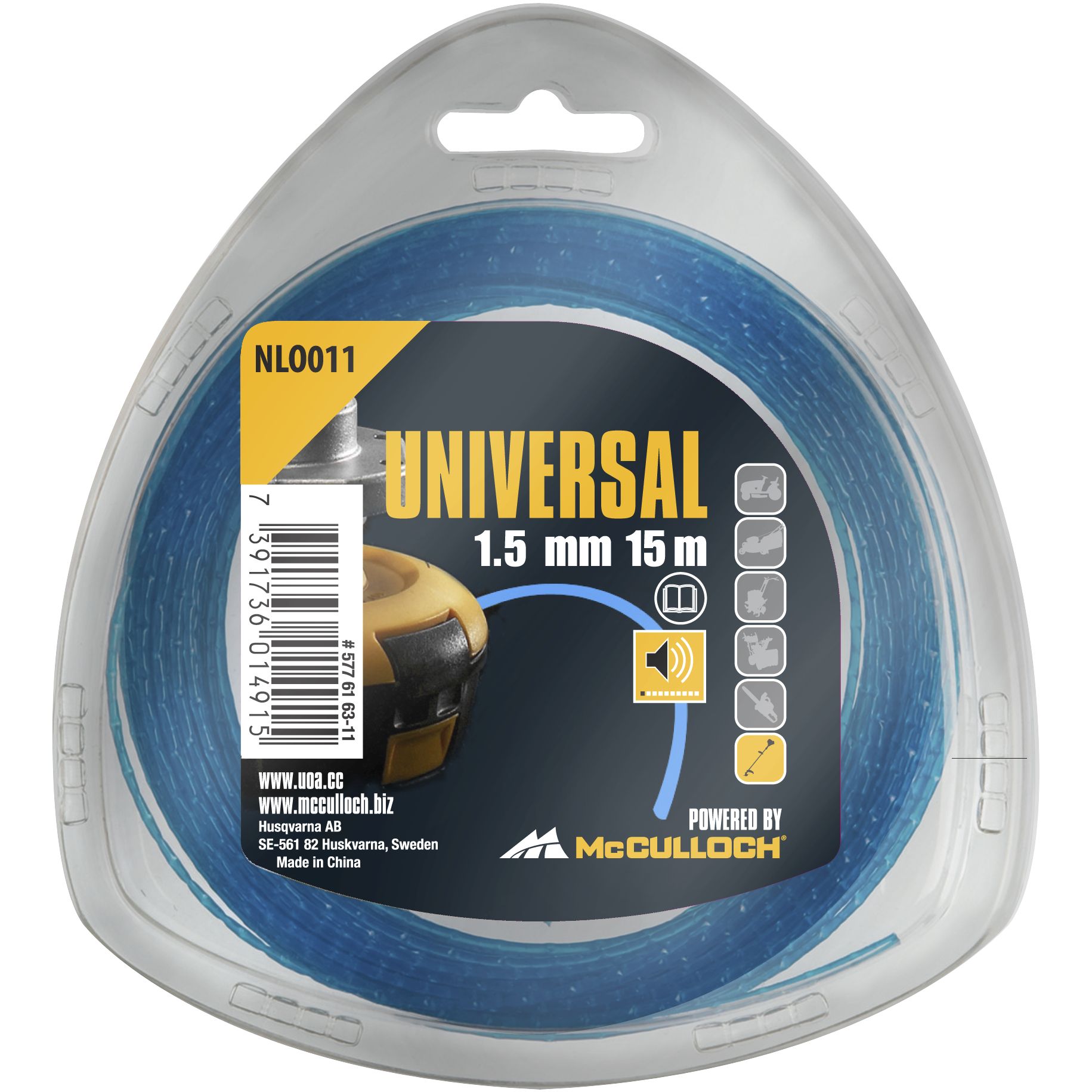 Hilo de nylon 1.5mm x 15m - Silencioso