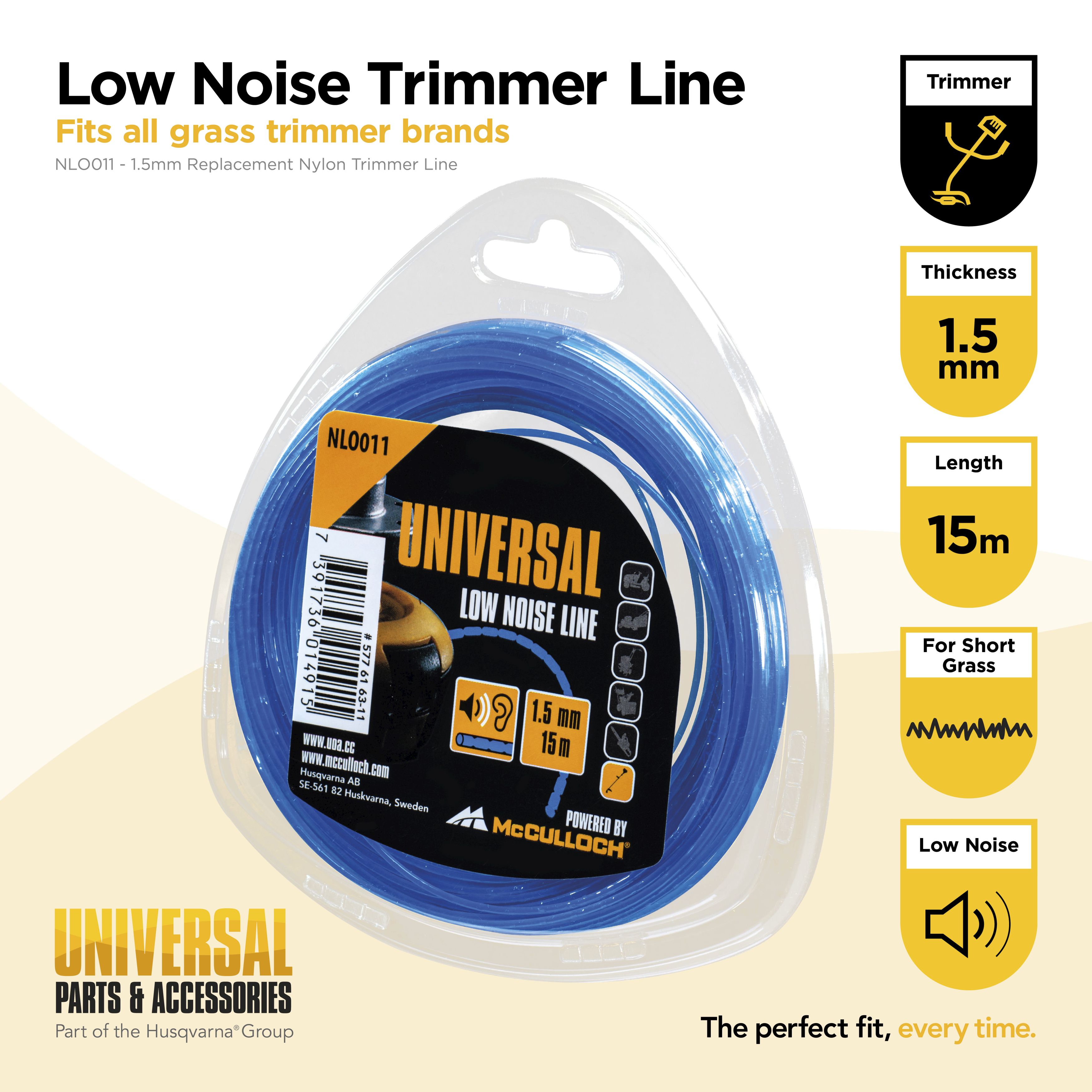 Hilo de nylon 1.5mm x 15m - Silencioso