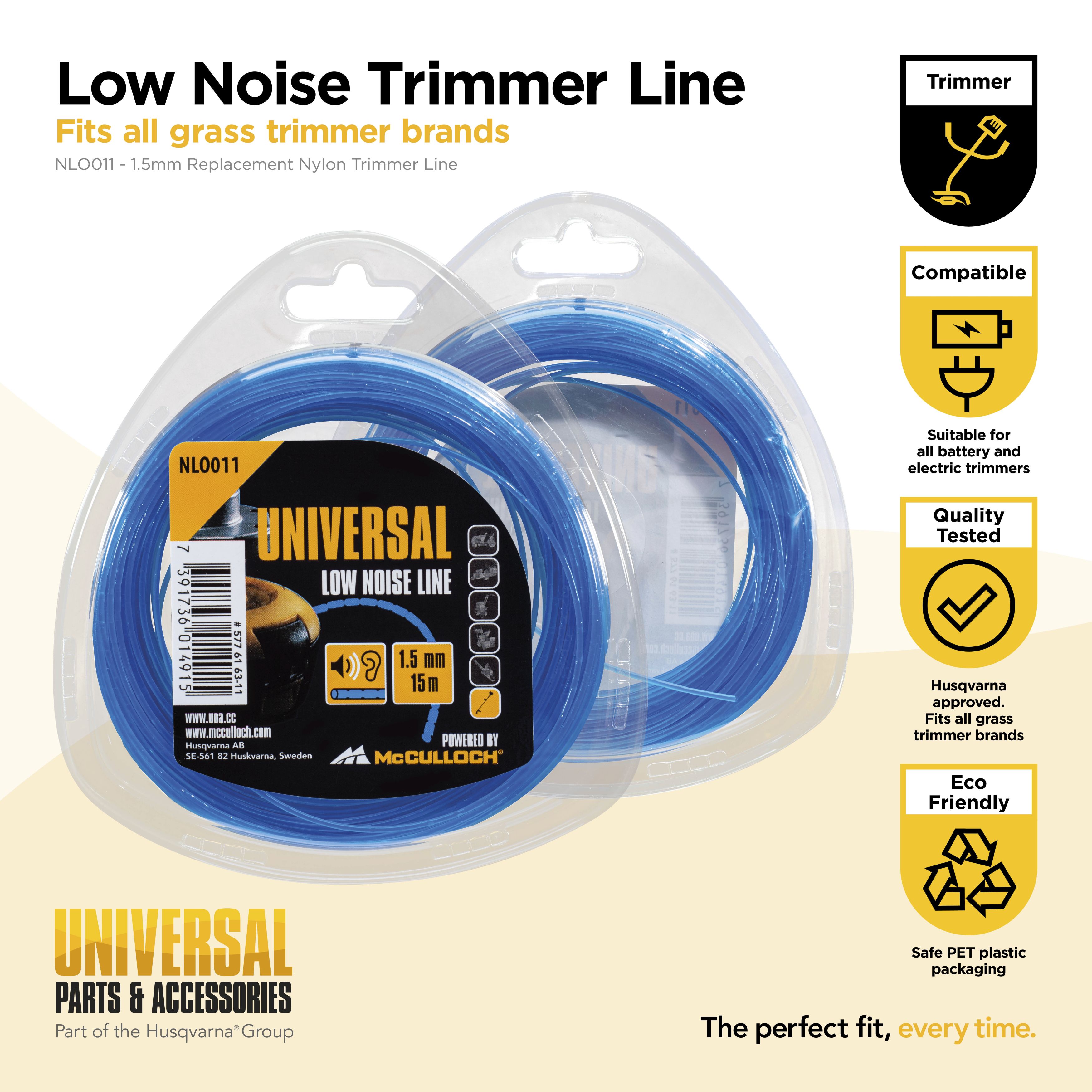 Hilo de nylon 1.5mm x 15m - Silencioso