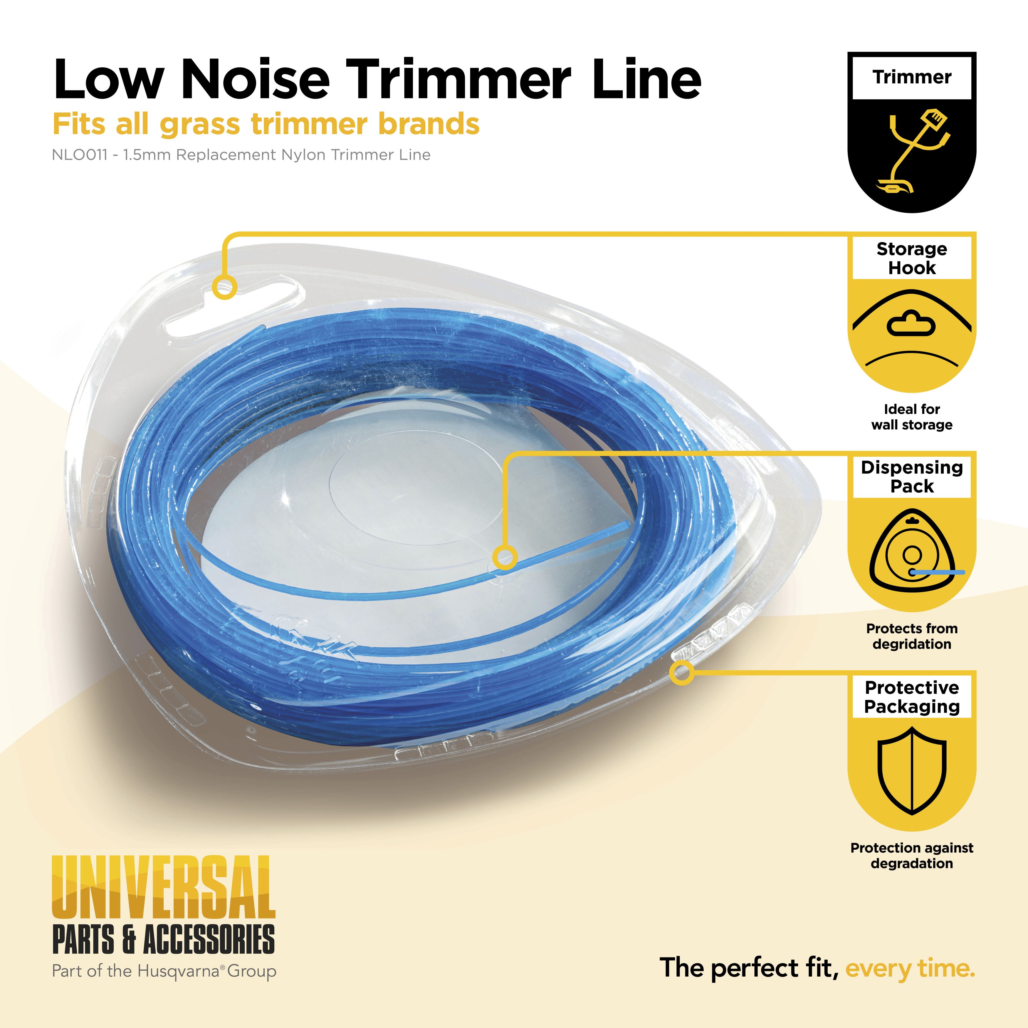 Hilo de nylon 1.5mm x 15m - Silencioso