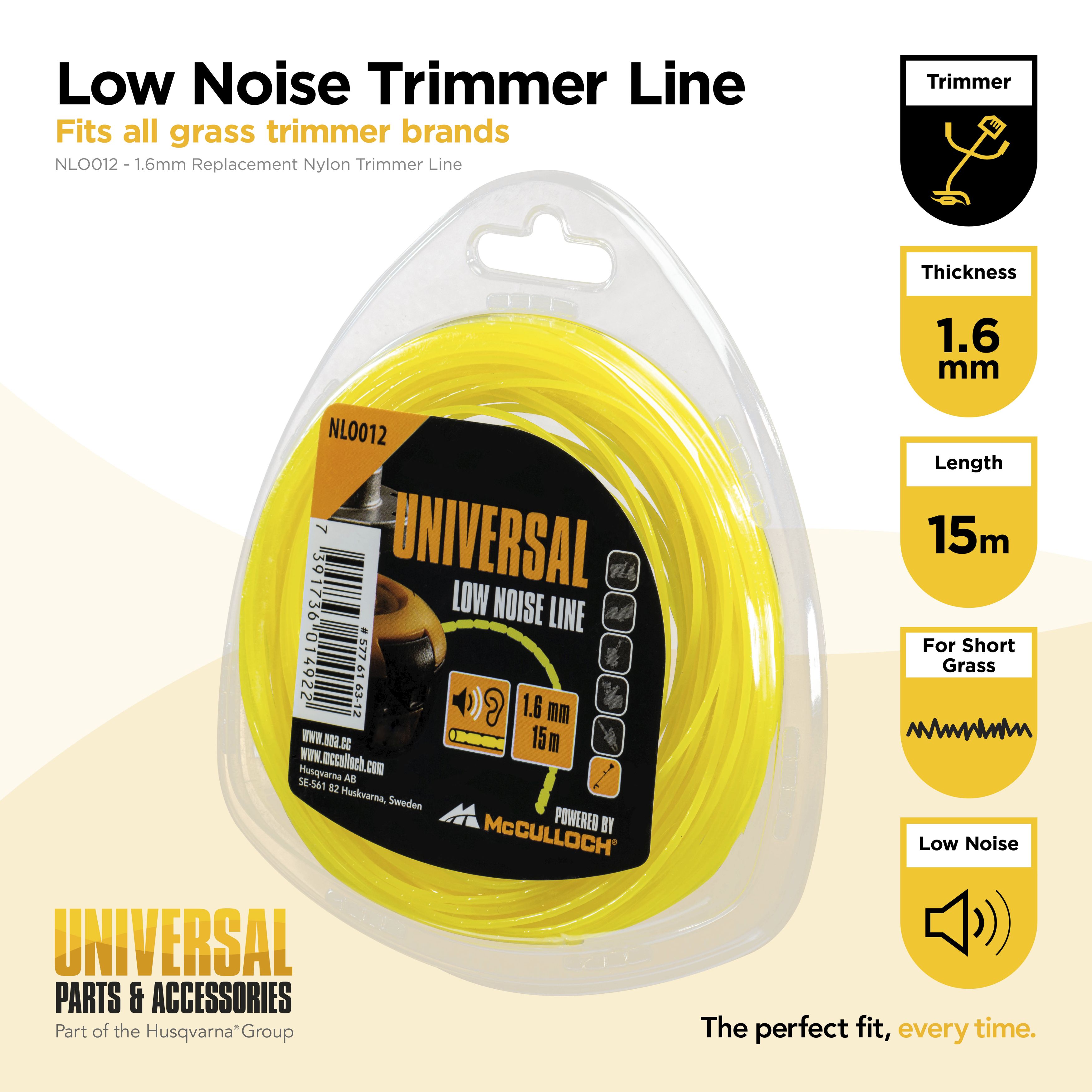 Hilo de nylon redondo Ø 1,6 mm x 15m