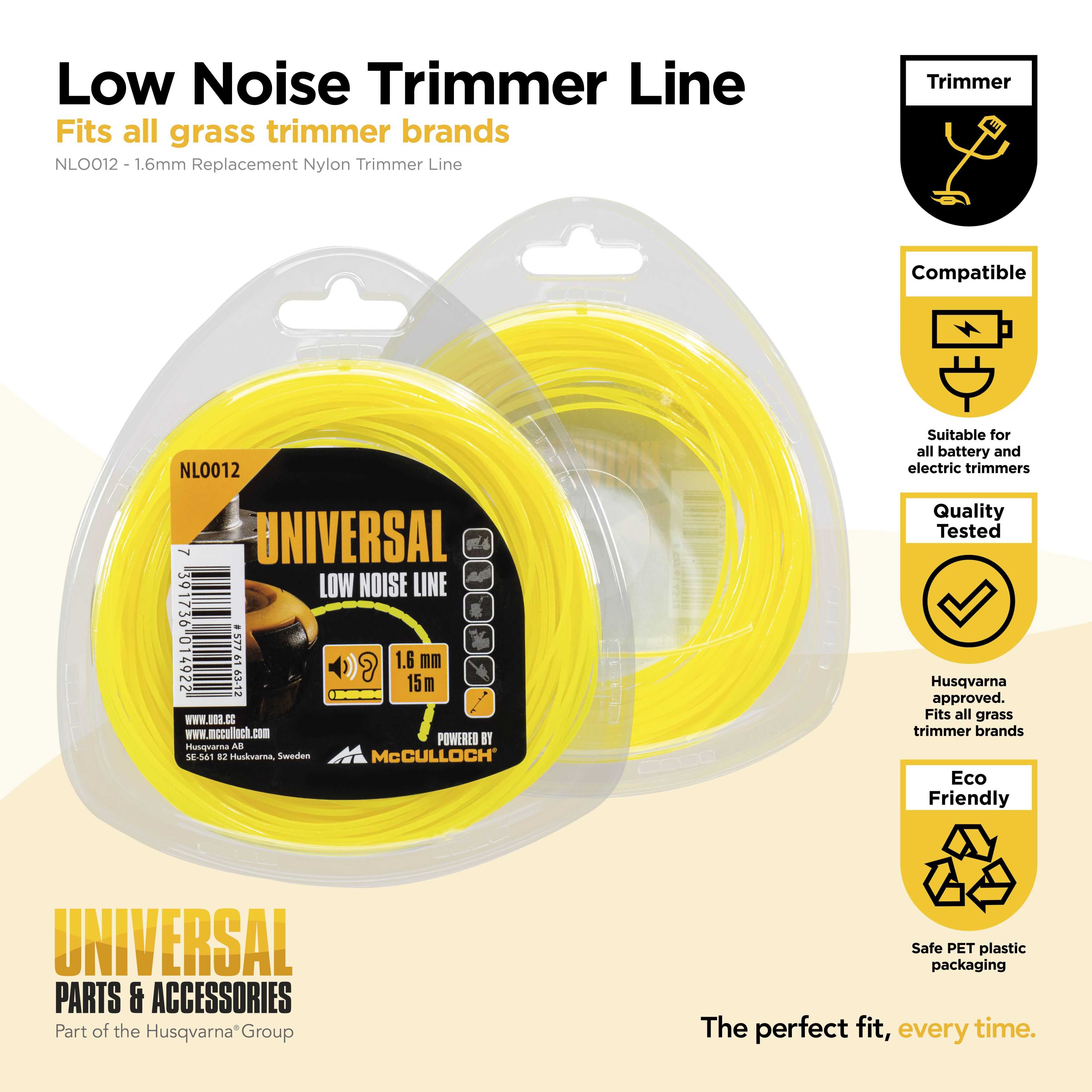 Hilo de nylon redondo Ø 1,6 mm x 15m