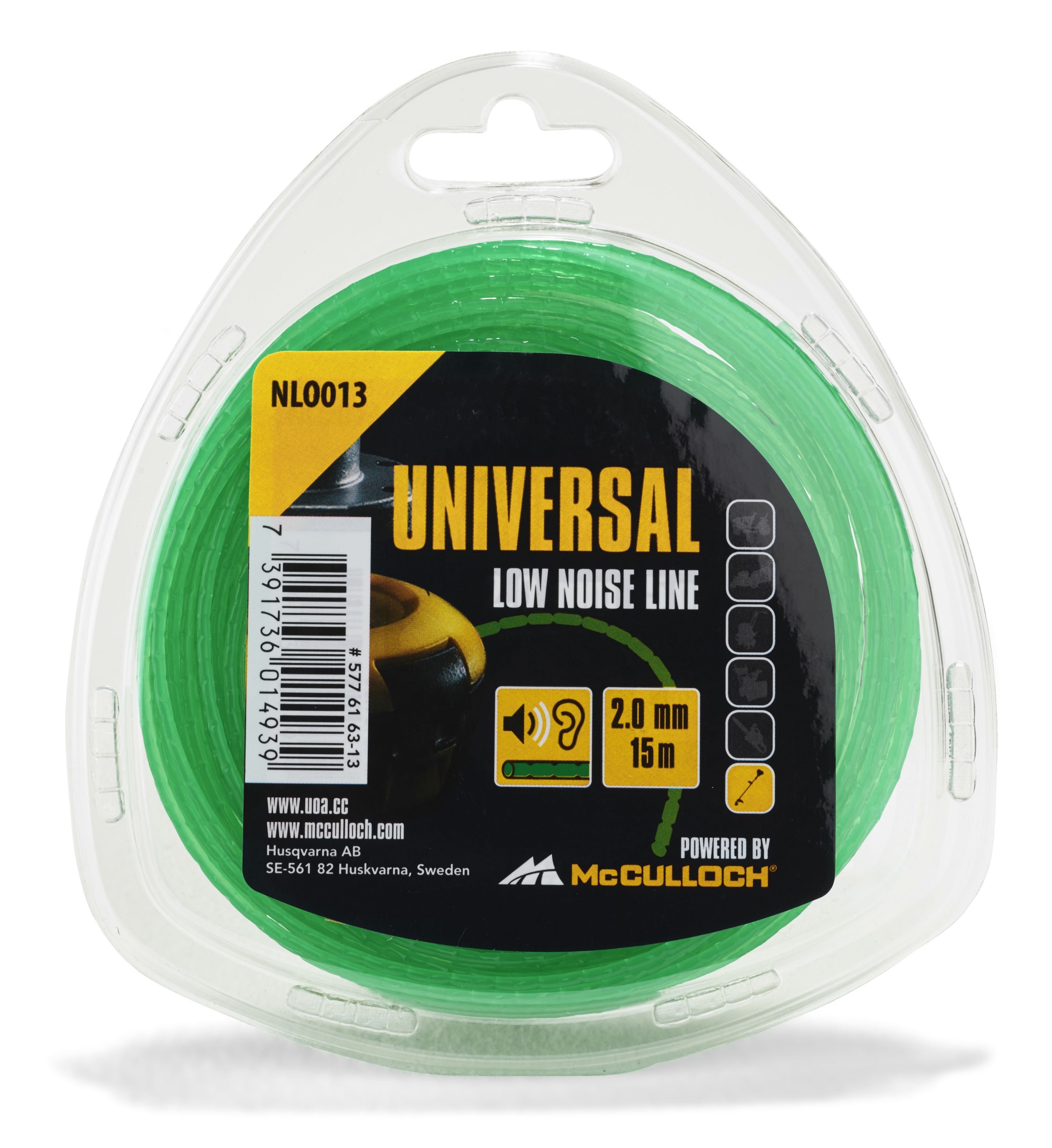 Hilo de nylon redondo y silencioso  Ø2,0mm x 15M