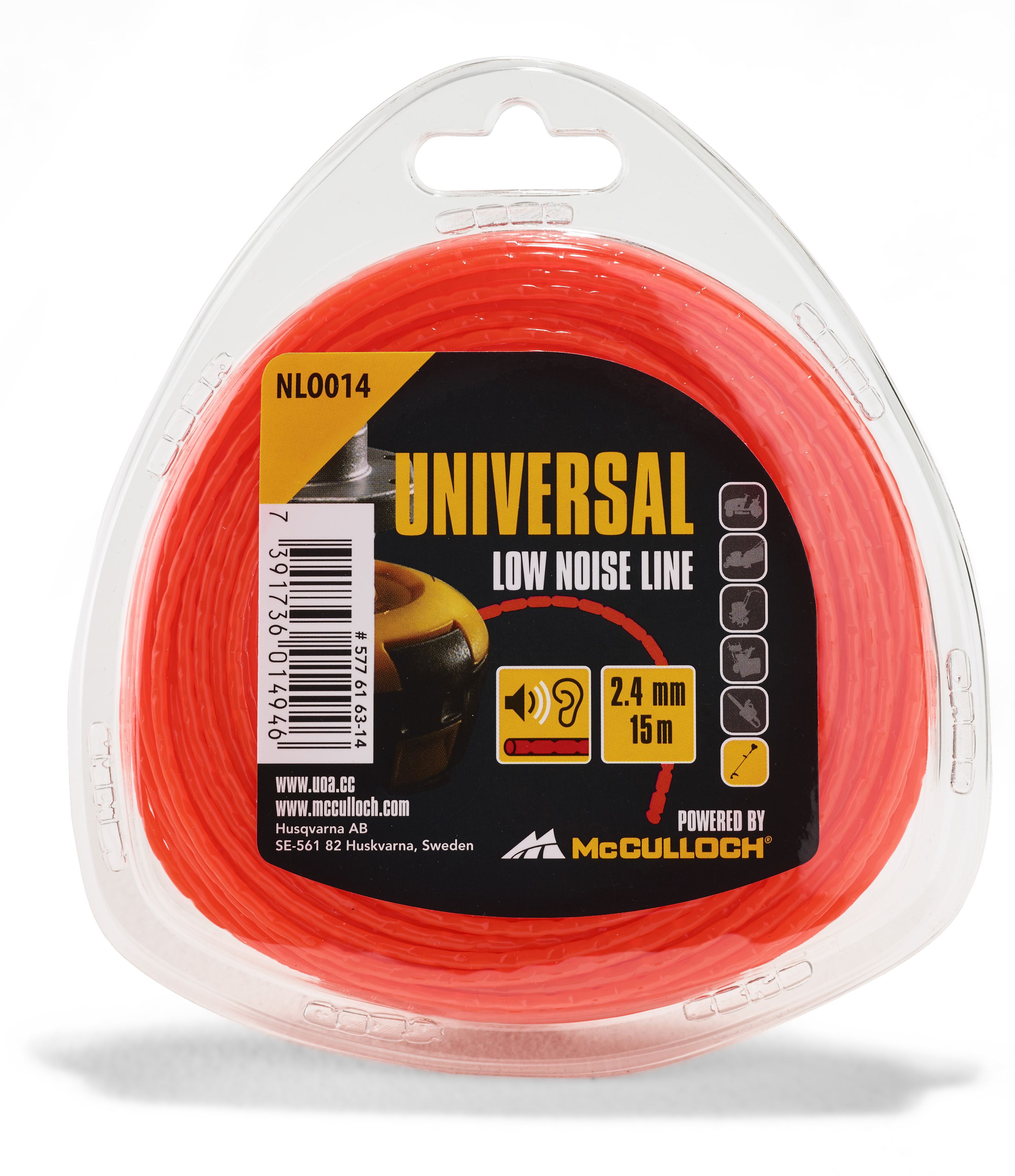Hilo de nylon 2,4mm x 15m - Silencioso