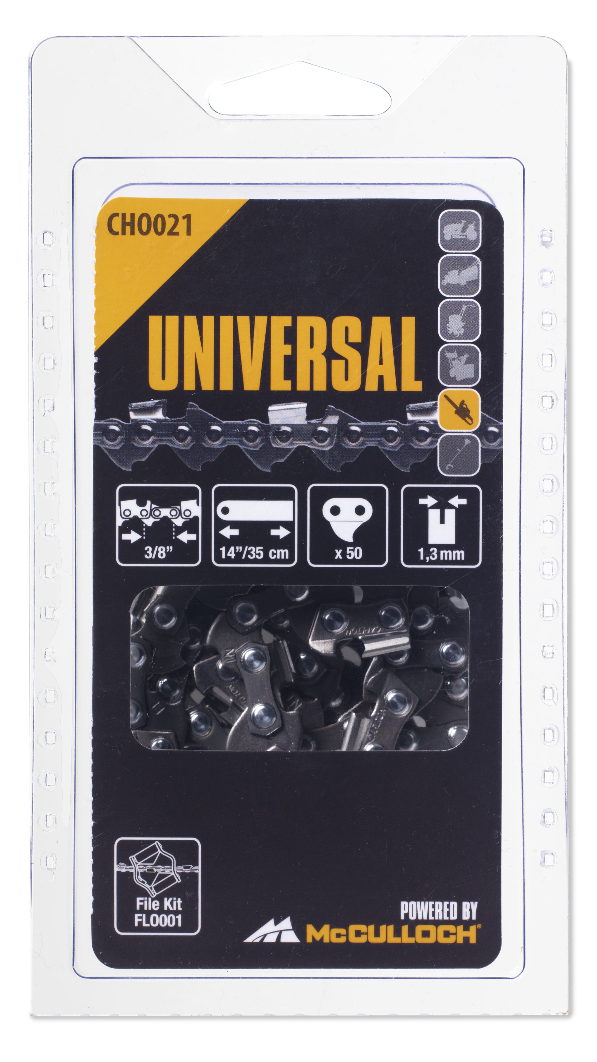 Cadena de 14 \\\"/35cm  -50 eslabones    3/8 \\\"    1.3mm- CHO021