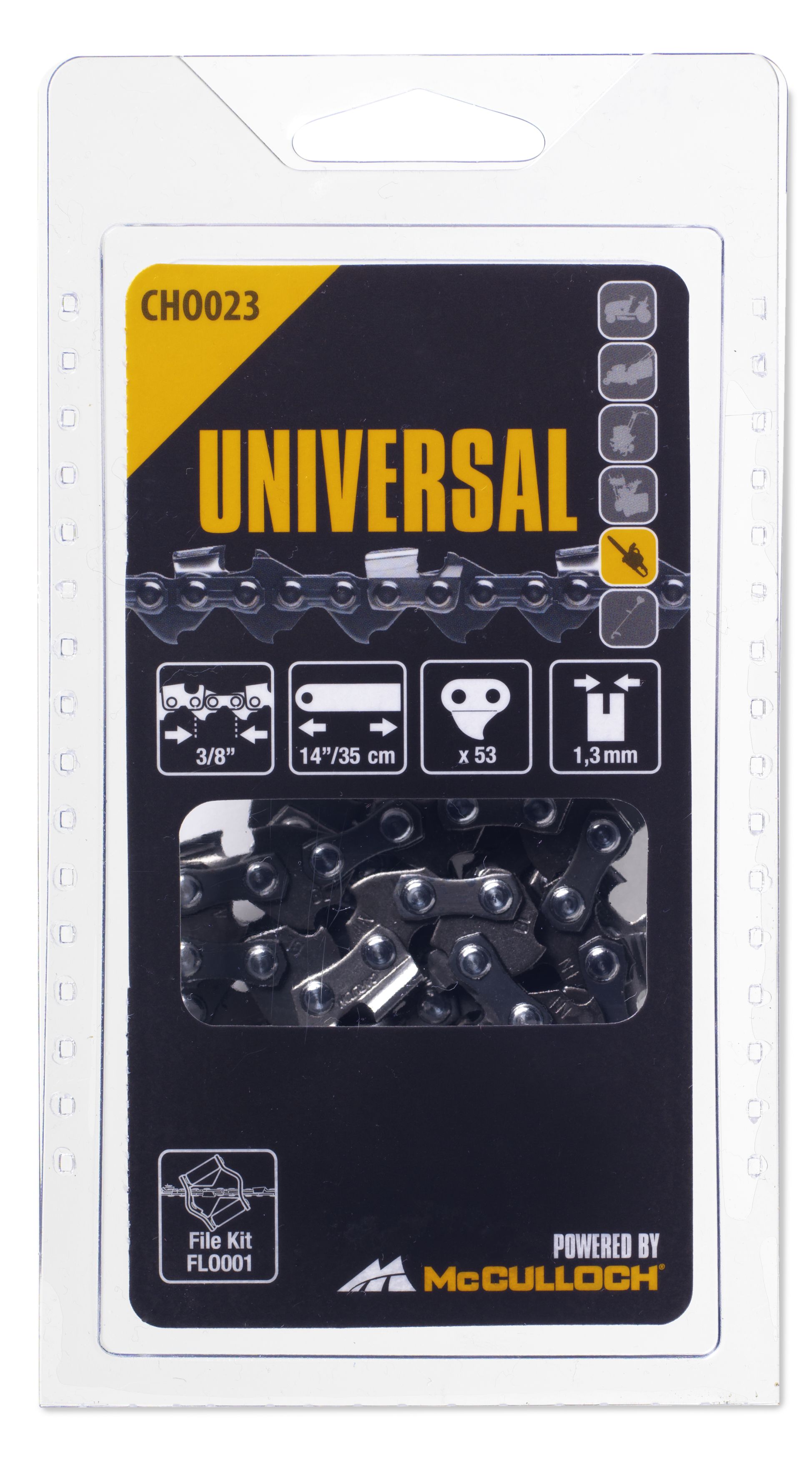 Cadena 14\\\" / 35 cm / 53 eslabones / 3/8\\\" / 1,3 mm