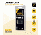 Cadena de 16 \\\"/40cm    56 eslabones    3/8 \\\"    1.3mm- CHO027