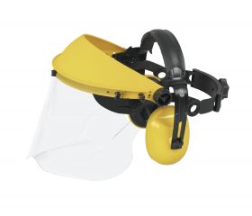 VISERA PLÁSTICA REGULABLE CON OREJERAS