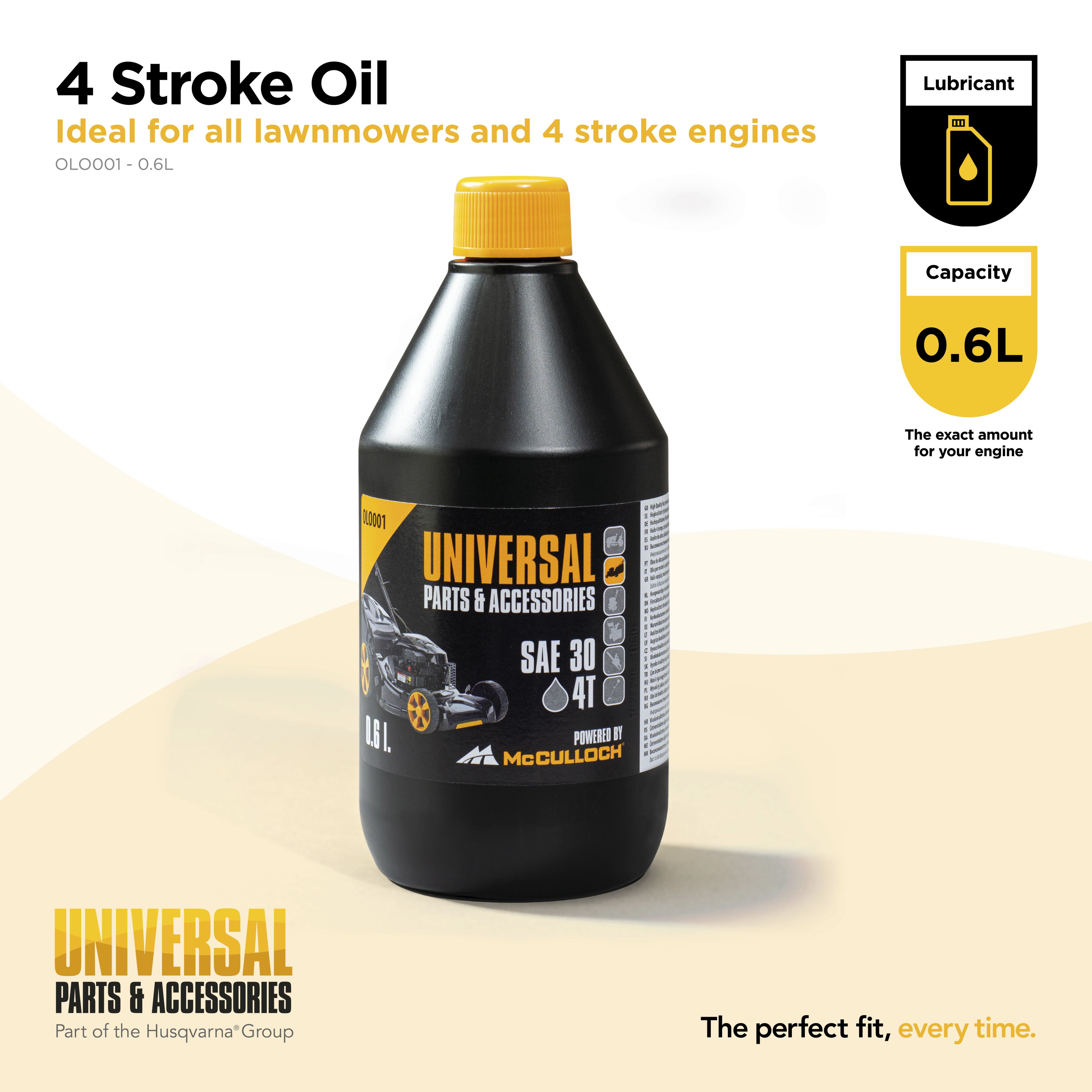 Aceite para motores de 4 tiempos 0,6L