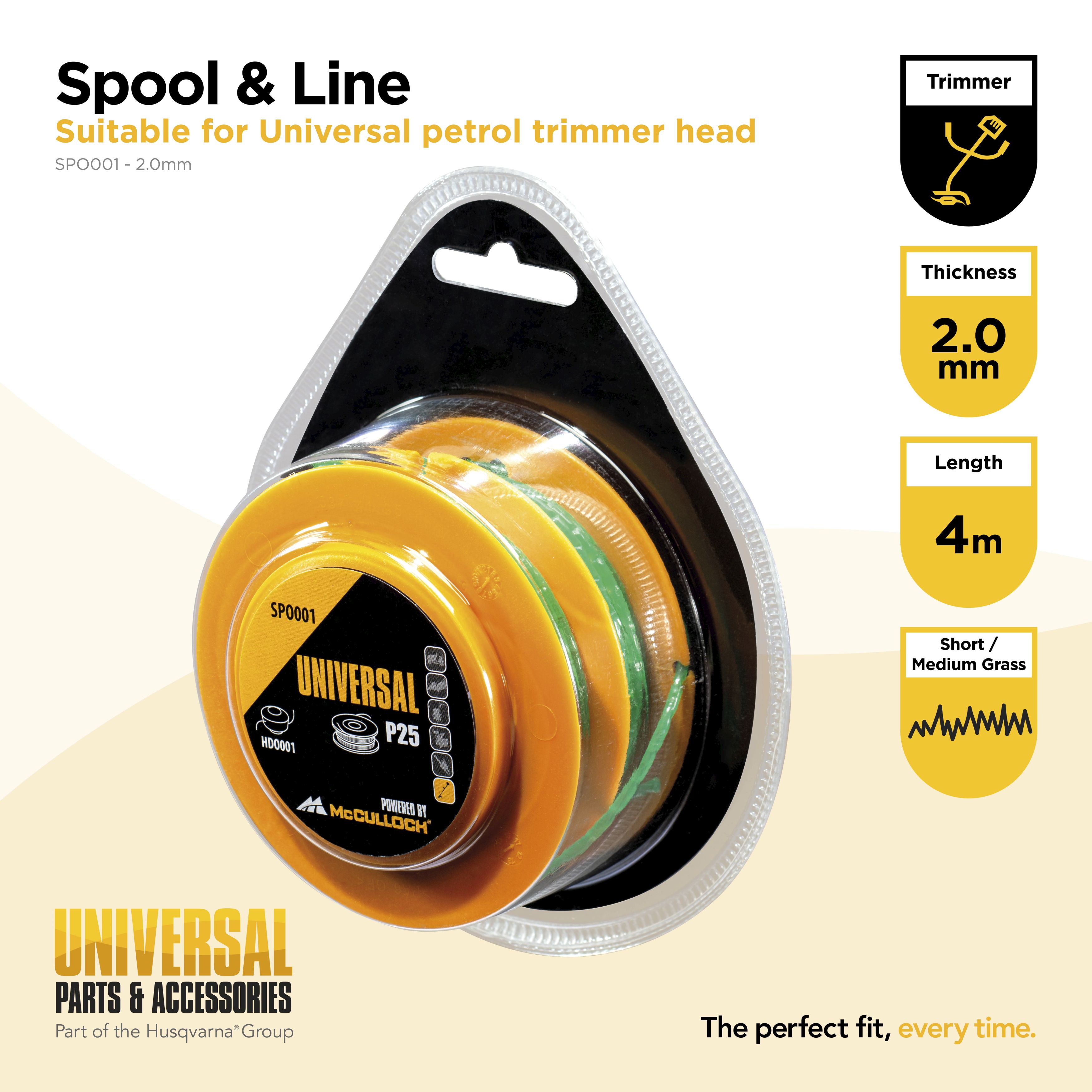 Bobina de recambio 2 hilos de Ø2,0 mm x 4m - SPO001