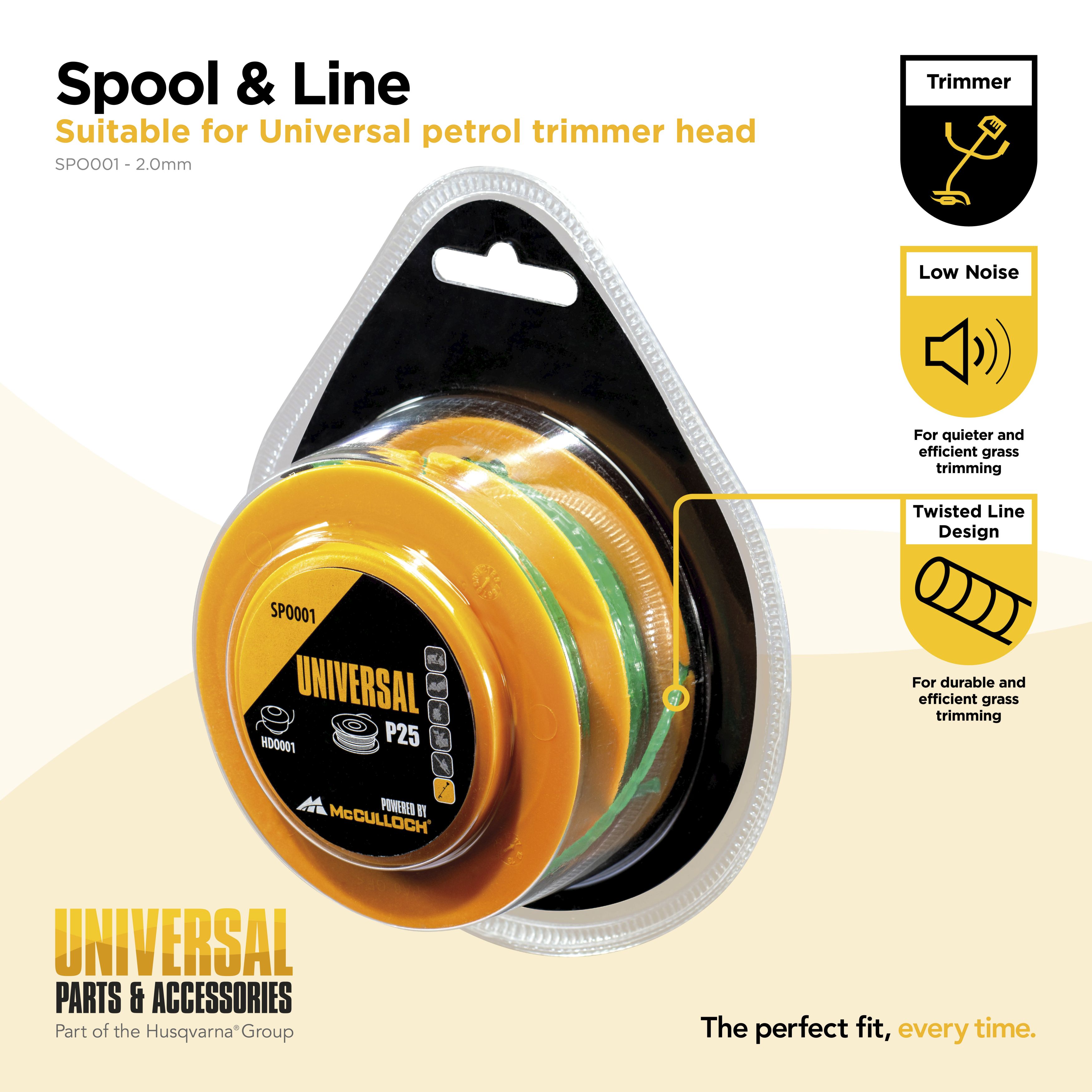 Bobina de recambio 2 hilos de Ø2,0 mm x 4m - SPO001