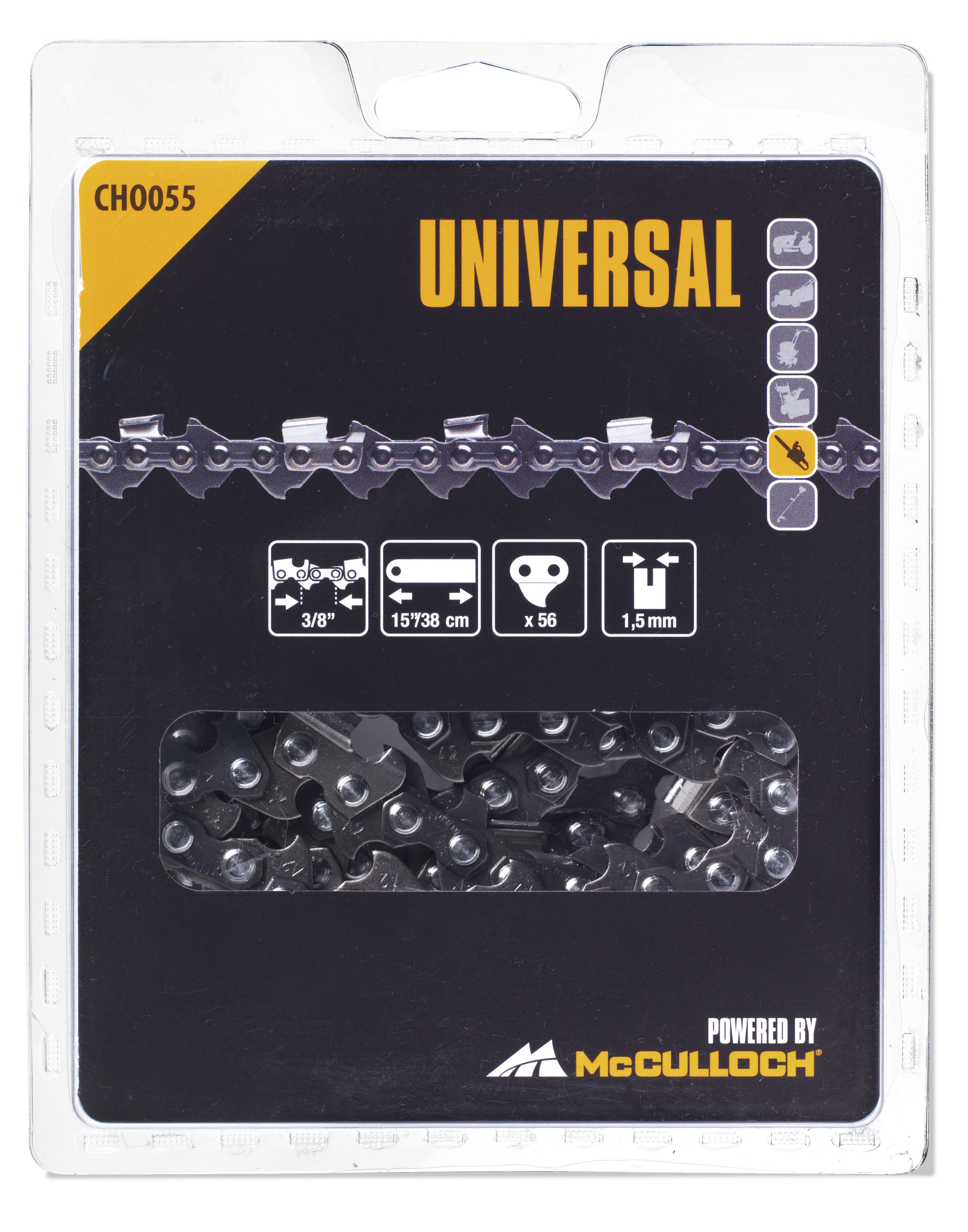 Cadena 15\\\" / 38 cm / 56 eslabones / 0,325\\\" / 1,5 mm