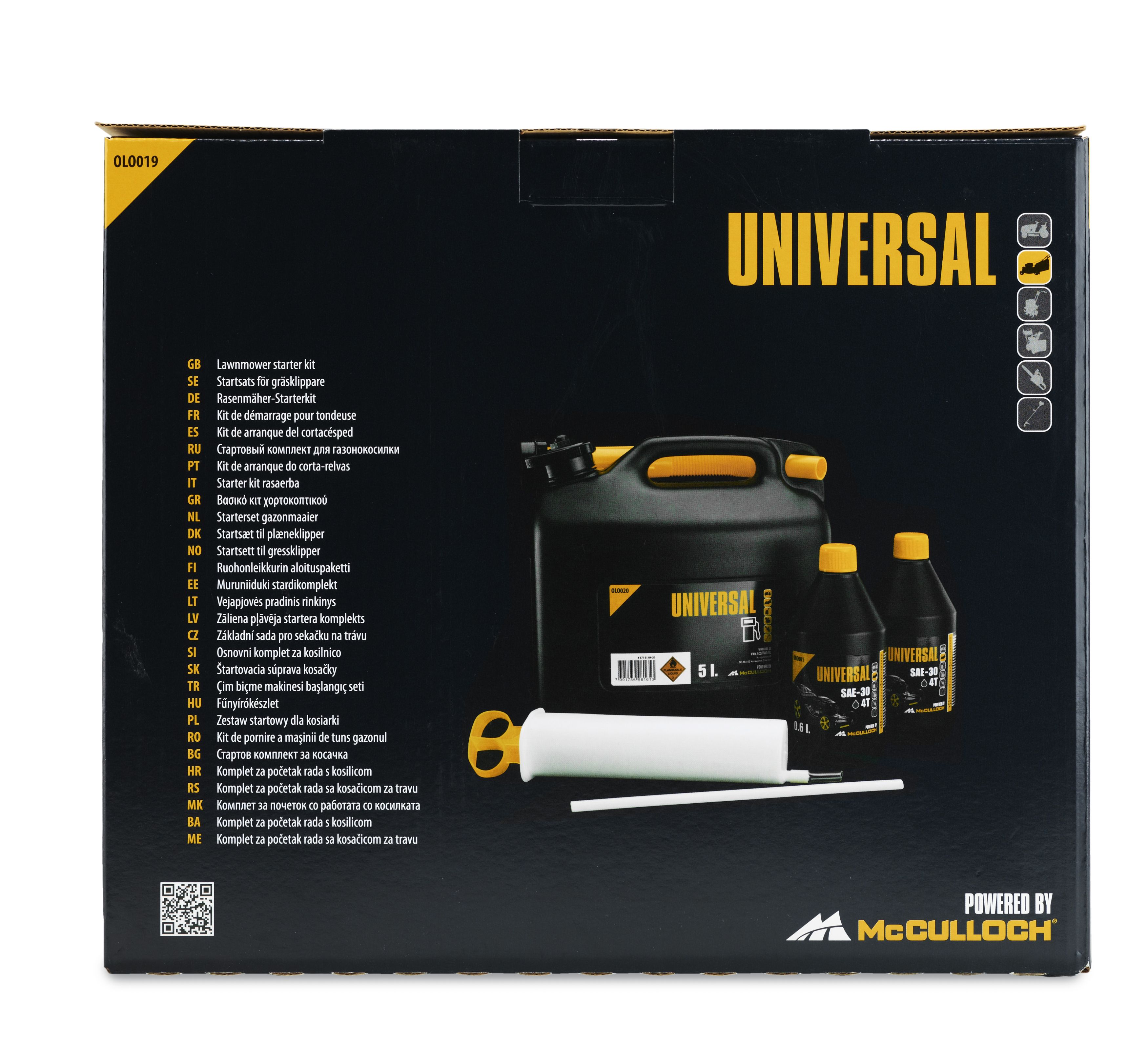 Kit de arranque para cortacéspedes térmicos - OLO019