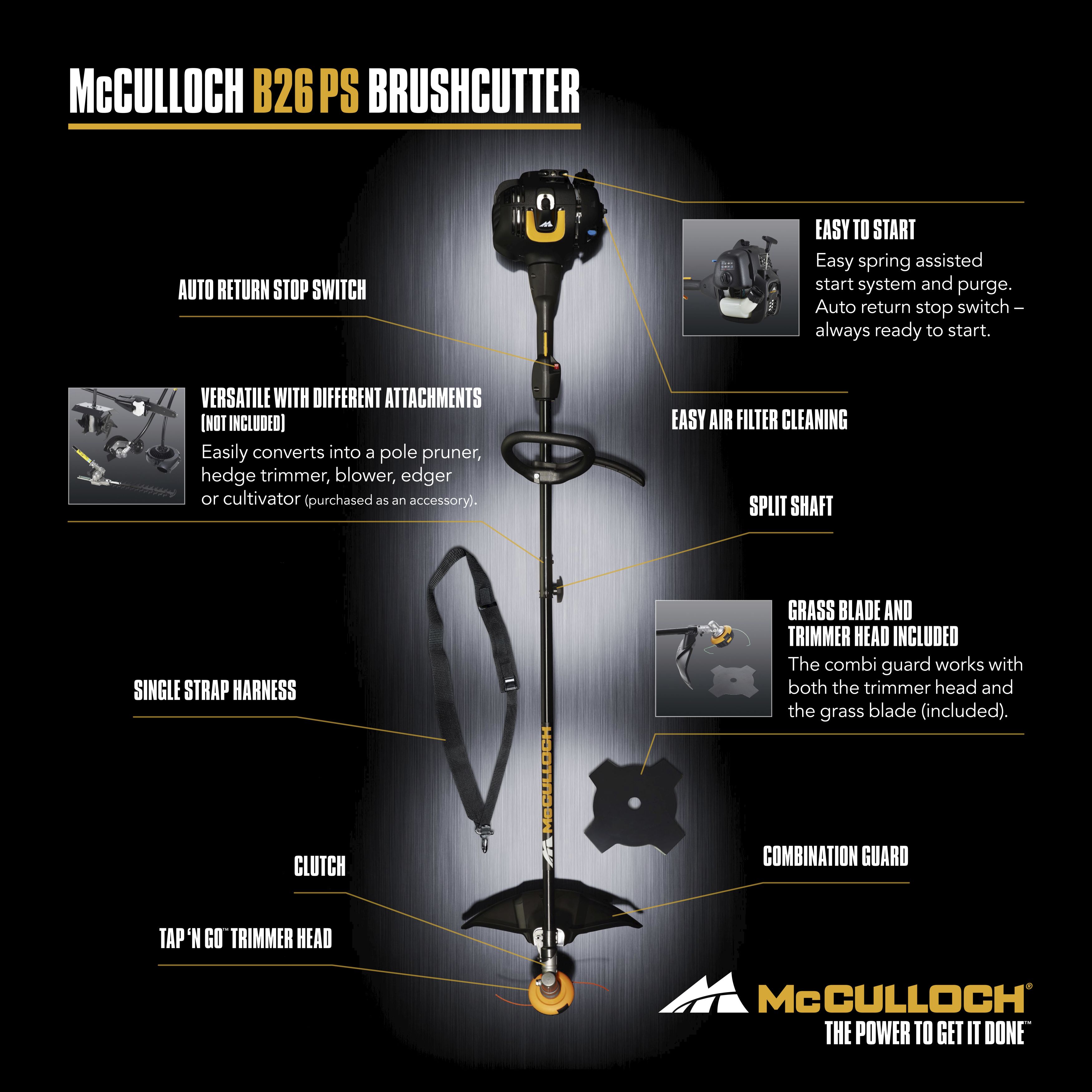 Desbrozadora McCULLOCH B26 PS