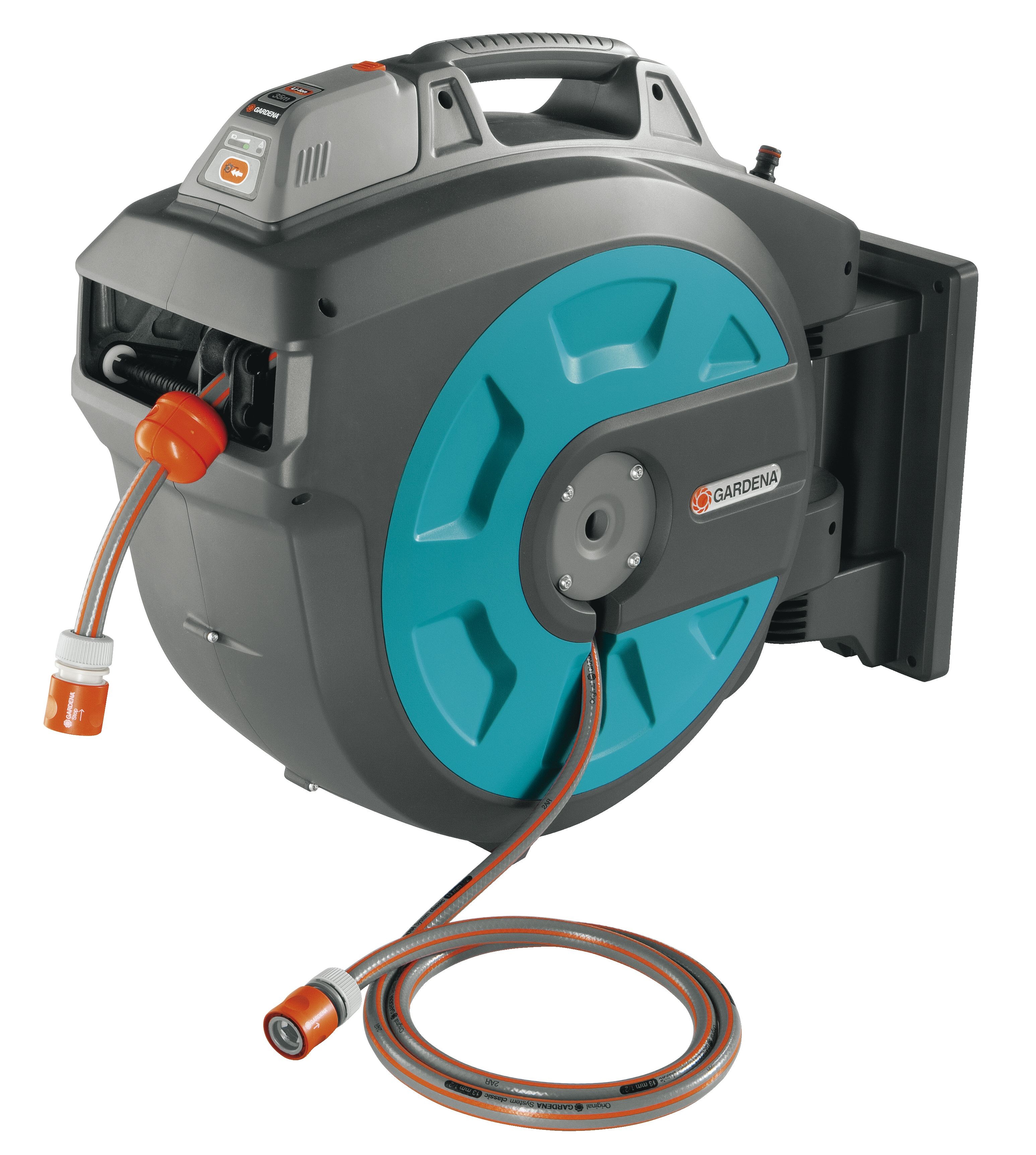 Soporte portamanguera mural roll-up automatic Li Comfort 35