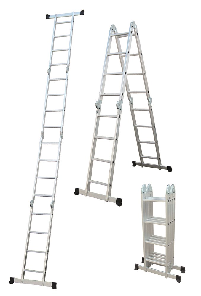 Escalera plegable multiusos 12 peld.