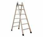 Escalera de tijera de madera - 3 peldaños