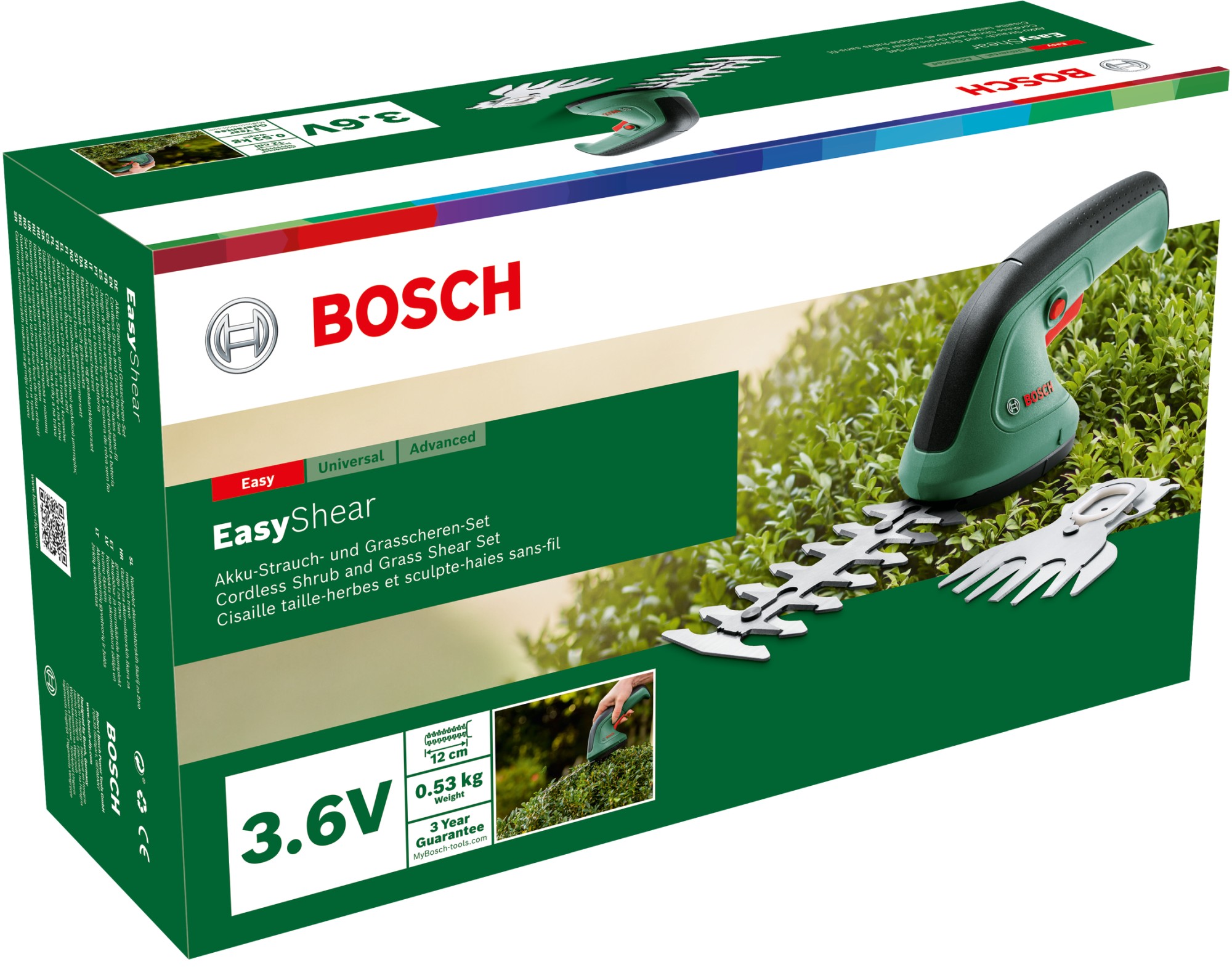 Tijeras cortacésped y arbustos a batería EasyShear