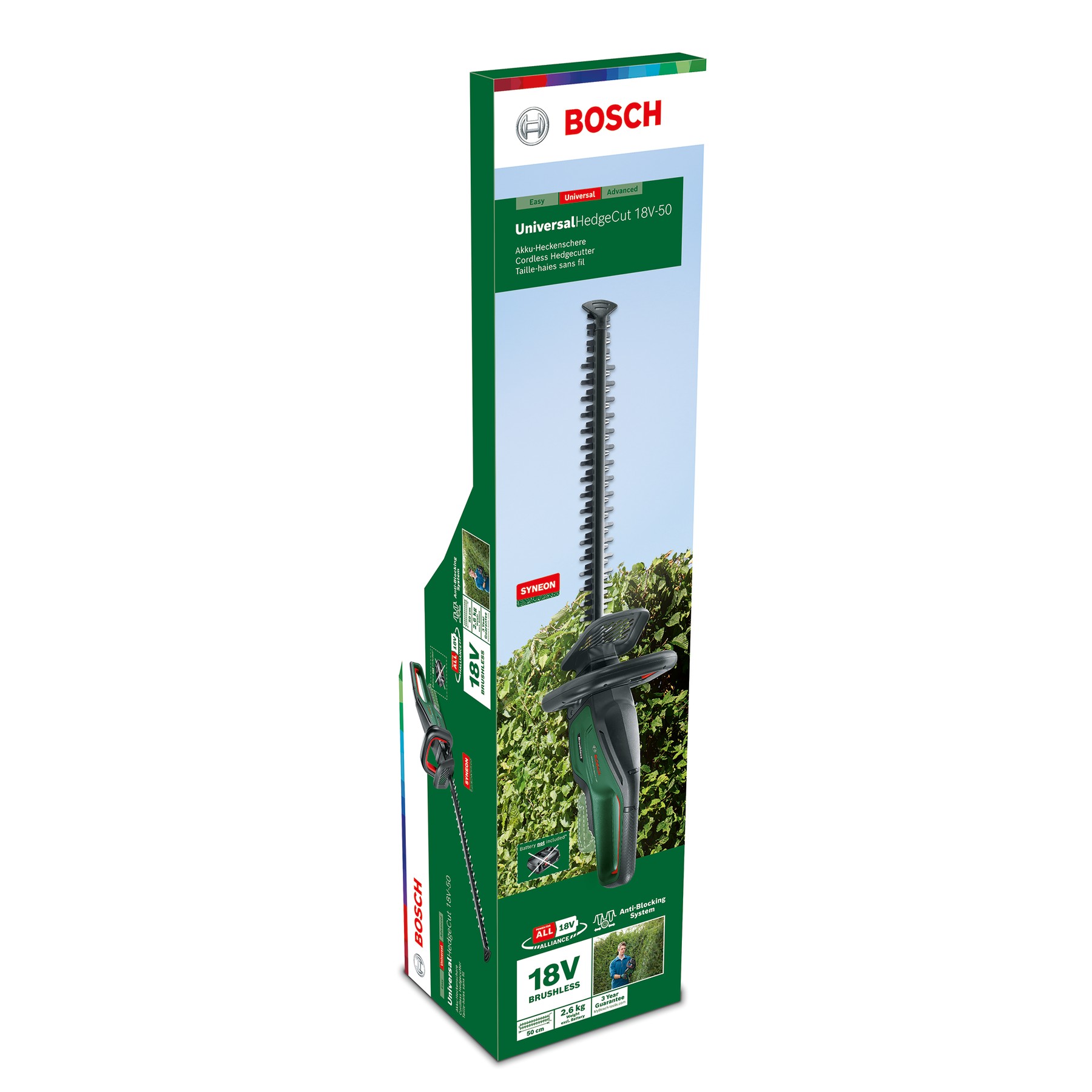 Tijeras cortasetos a batería UniversalHedgeCut 18V-50