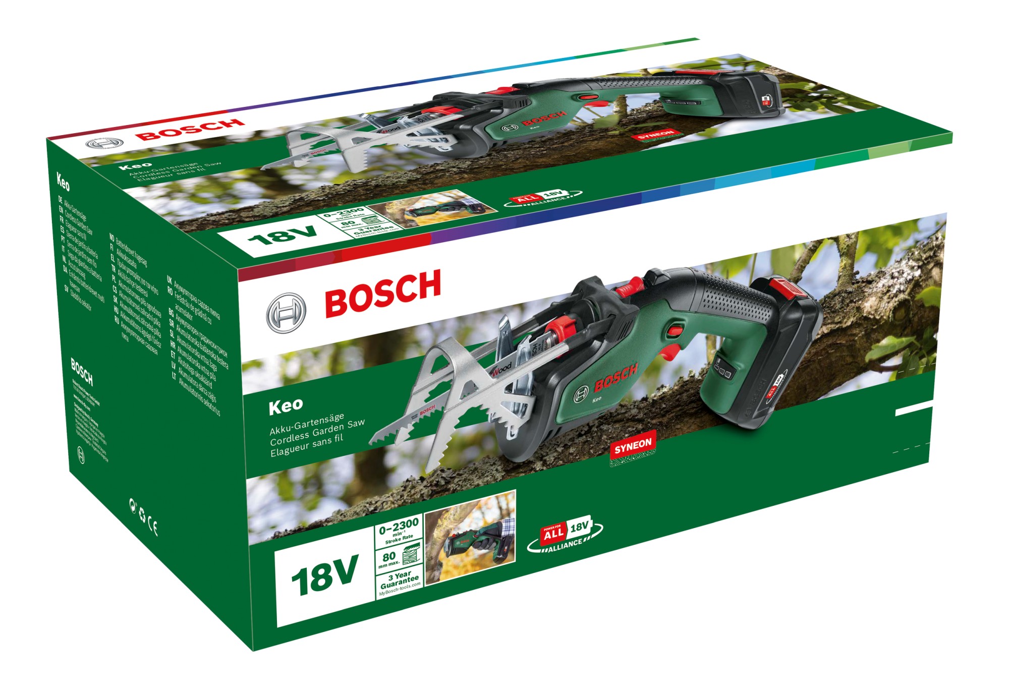 Sierra de jardín a batería KEO