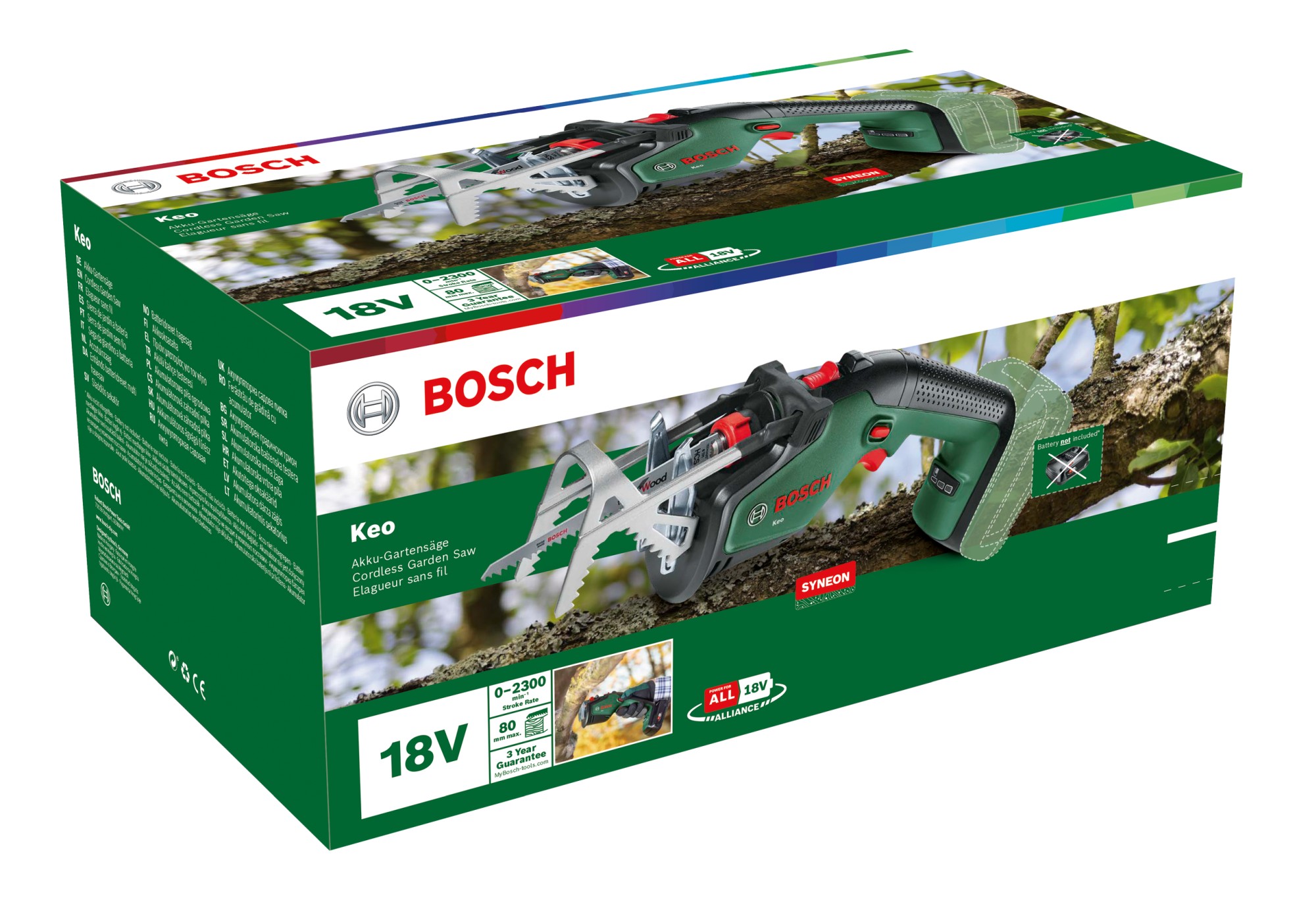 Sierra de jardín a batería KEO