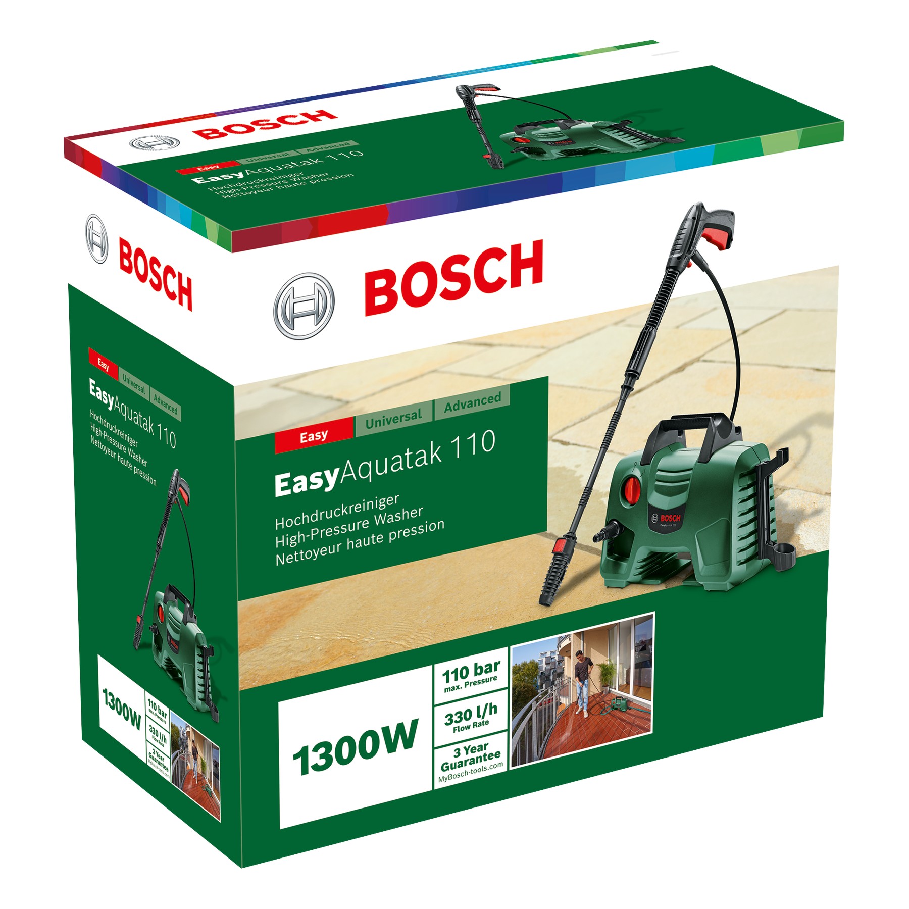 Limpiadora de alta presión EasyAquatak 110