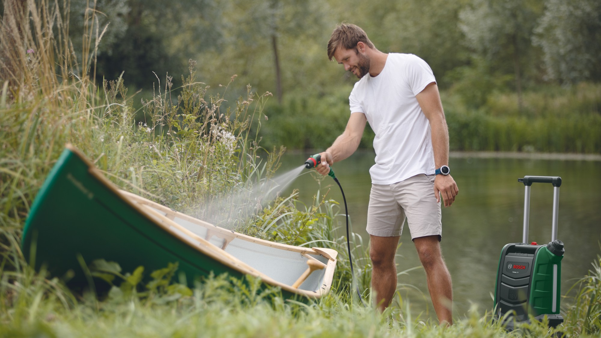 Limpiadoras a batería para exteriores Fontus 18V