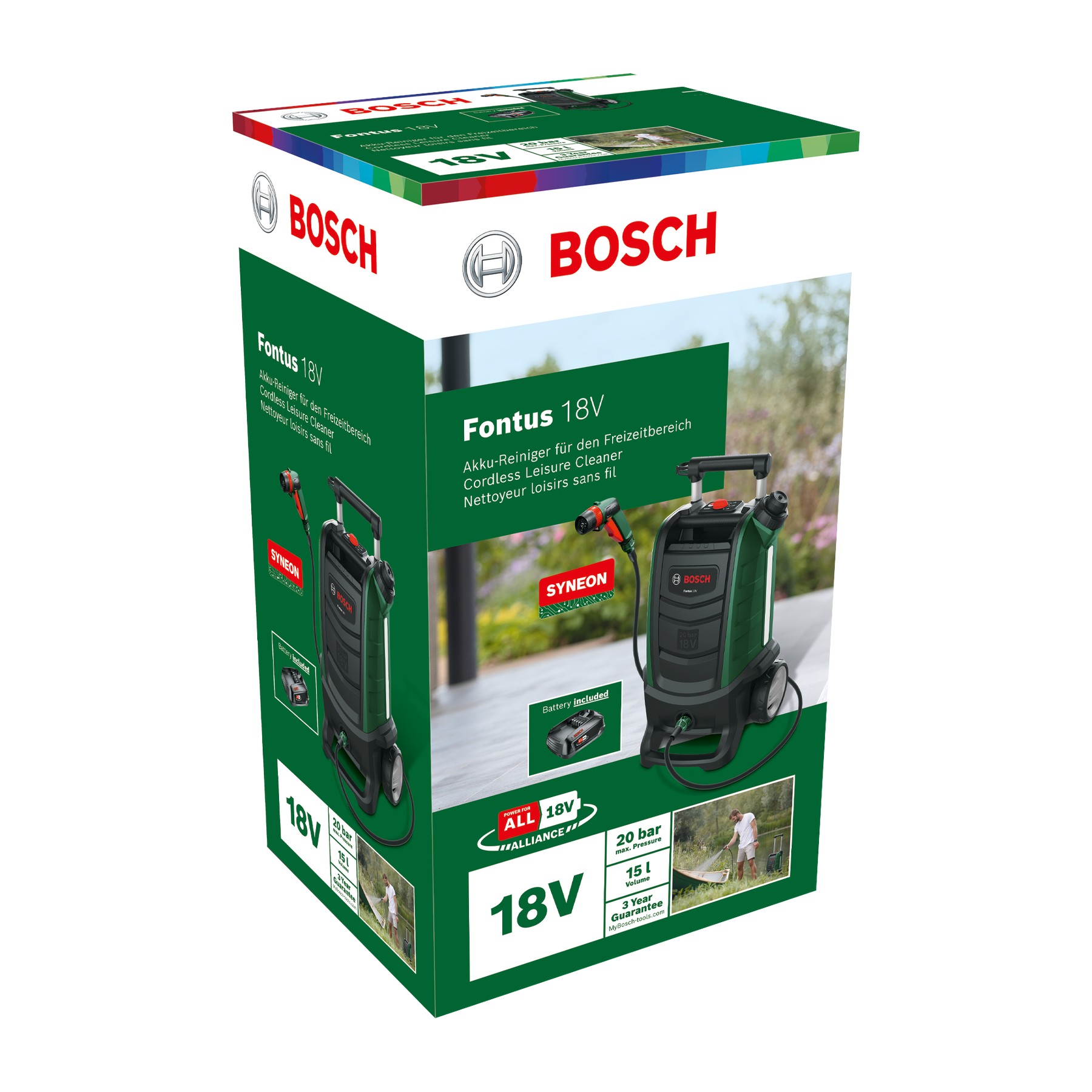 Limpiadoras a batería para exteriores Fontus 18V