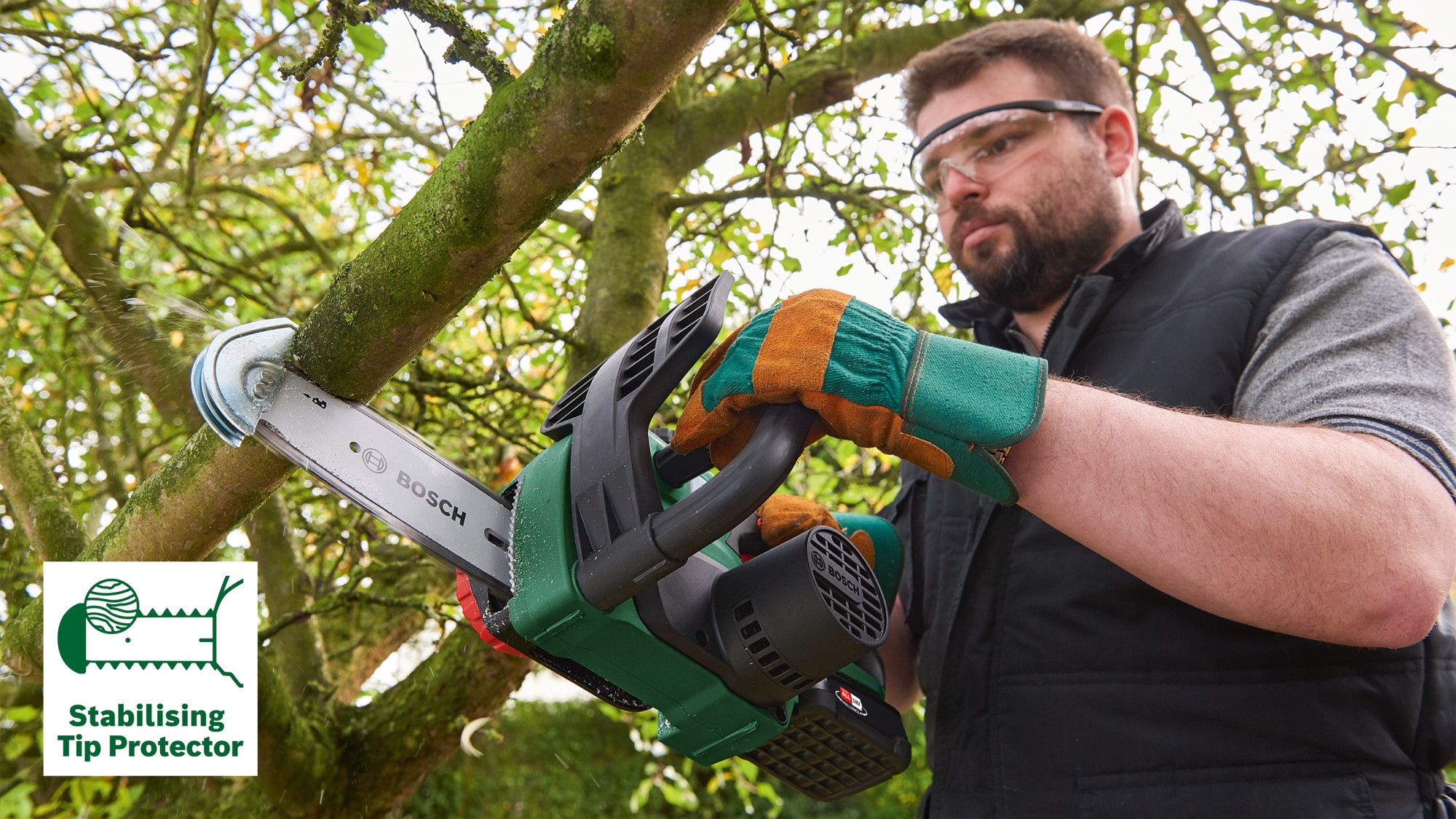 Sierra de cadena a batería UniversalChain 18