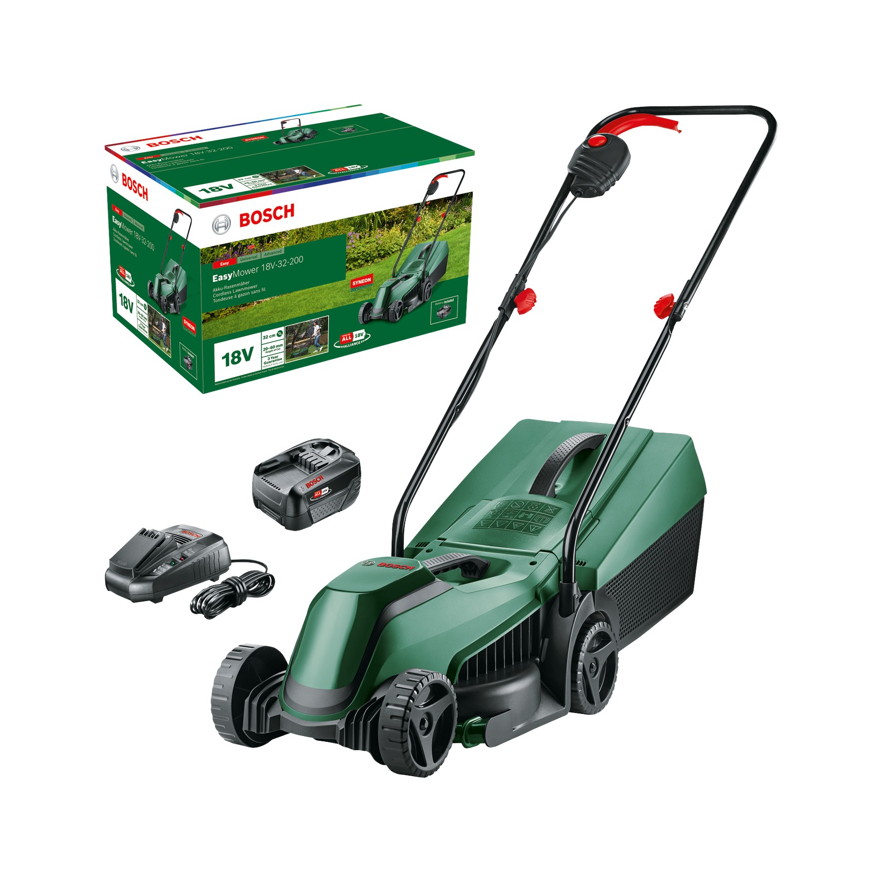 Cortacésped de batería EasyMower 18V-32-200
