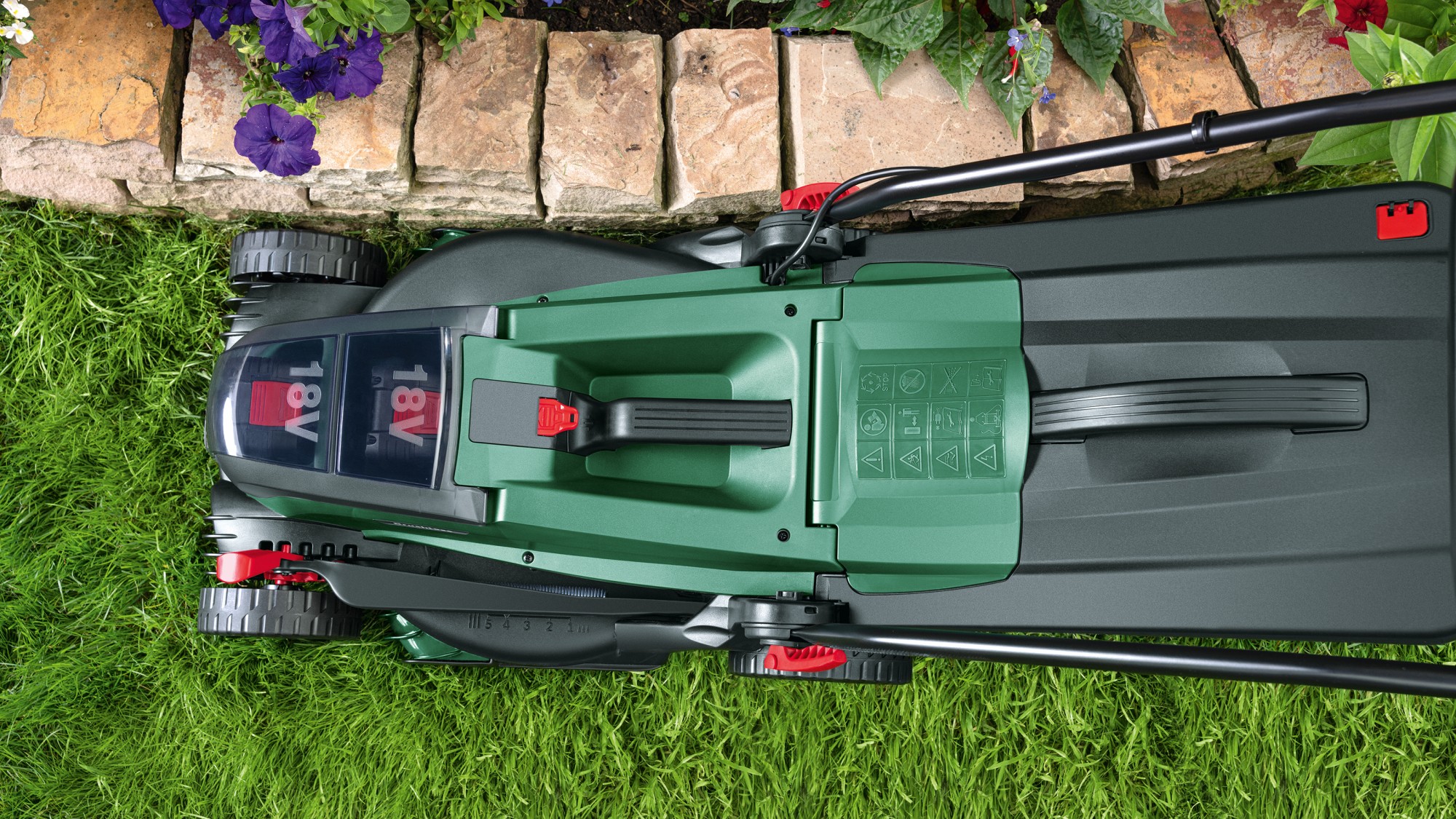 Cortacésped de batería UniversalRotak 2x18V-37-550