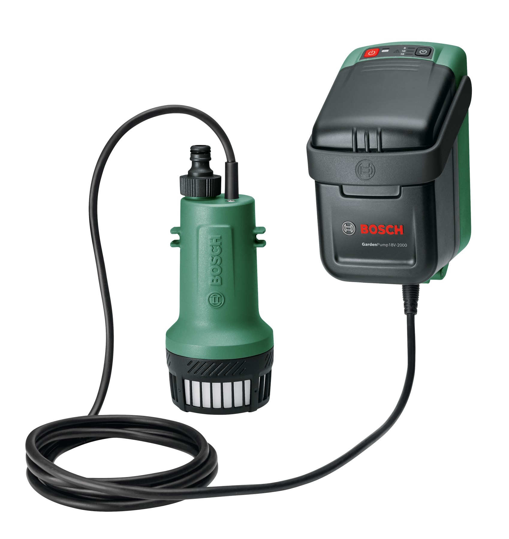 Bombas a batería para el agua de la lluvia GardenPump 18V-2000