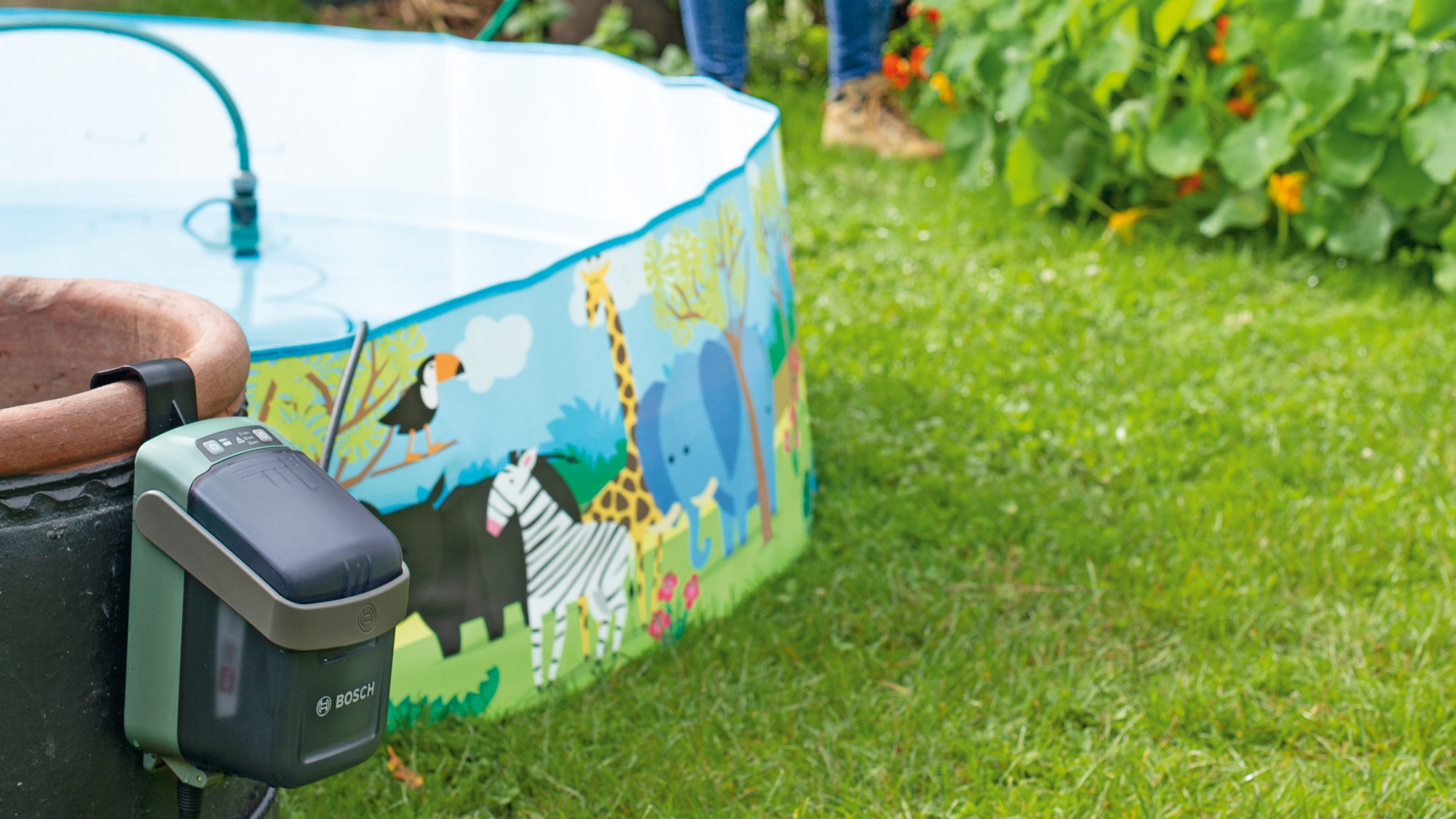 Bombas a batería para el agua de la lluvia GardenPump 18V-2000