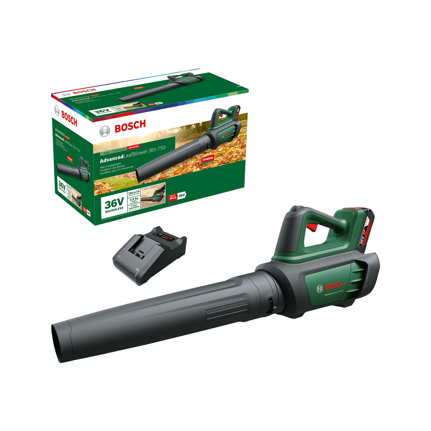 Soplador de hojas a batería AdvancedLeafBlower 36V-750