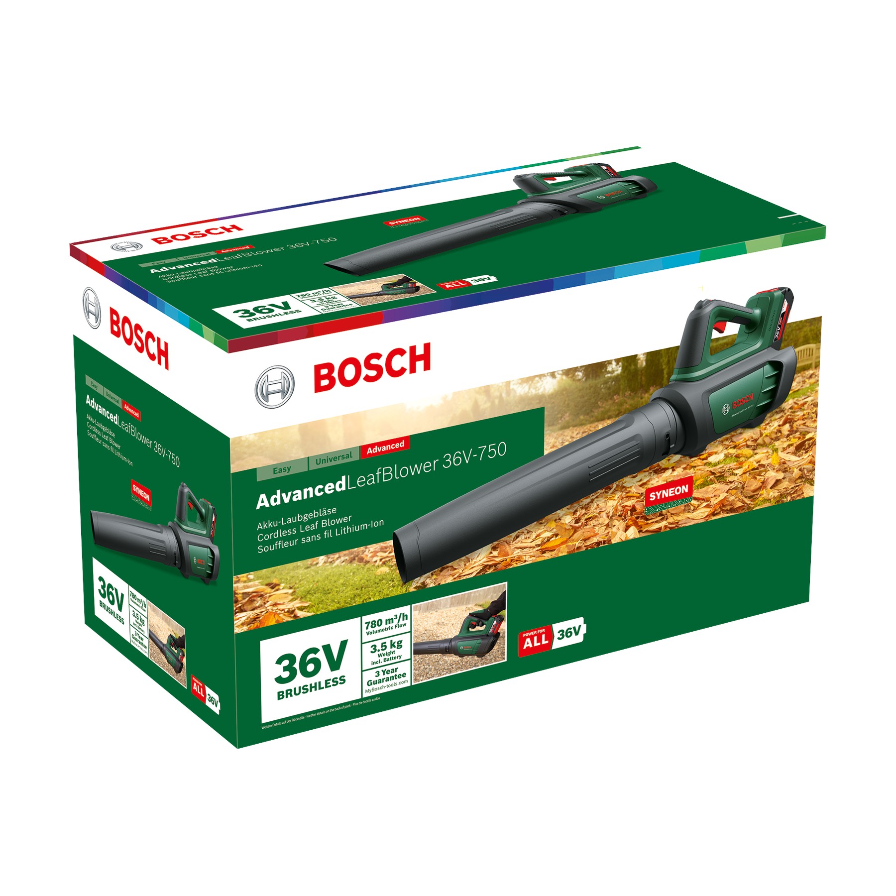 Soplador de hojas a batería AdvancedLeafBlower 36V-750