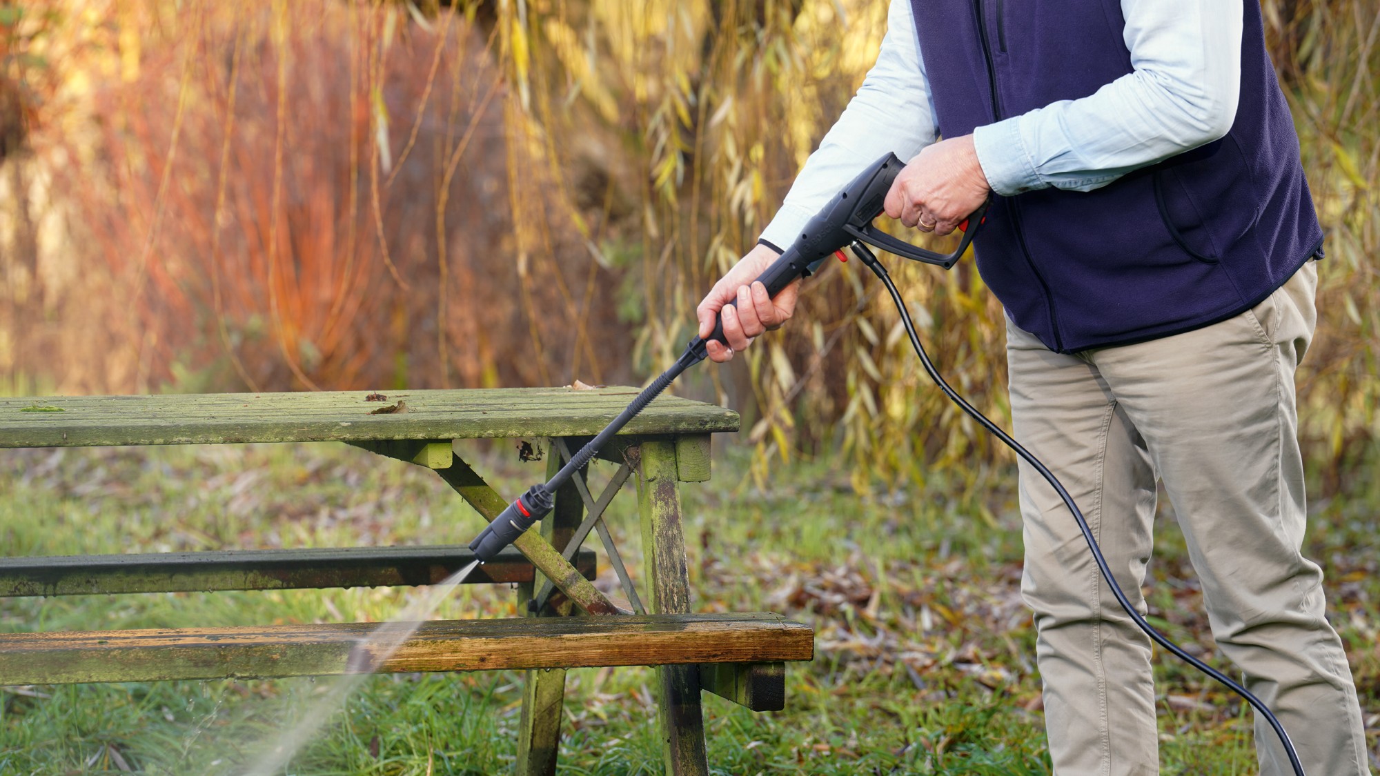 Hidrolimpiadora de alta presión a batería UniversalAquatak 36V-100