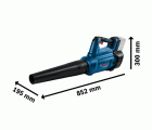 Soplador de hojas a batería GBL 18V-750