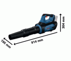 Soplador de hojas a batería GBL 18V-800