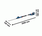 Tijeras cortasetos GHE 18V-50 TP