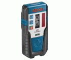 Bosch Professional receptor láser LR 1 (haz láser rojo, 1 batería de 9 V, montura, alcance: 0–200 m)