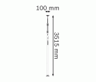 Bosch Professional barra telescópica para láseres y niveles BT 350 (altura: 140–350 cm, 3 secciones)
