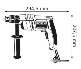Taladro sin percusión GBM 13 HRE