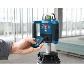 Bosch Professional Nivel láser giratorio GRL 300 HVG (haz de luz verde, receptor láser LR 1 G, alcance: hasta 300 m de diámetro, en maletín de transporte)