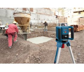 Bosch Professional Nivel láser giratorio GRL 400 H (uso con un solo botón, alcance Ø: hasta 400m, en maletín)