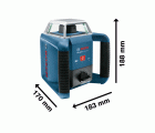Láser giratorio GRL 400 H + LR 45 en L-BOXX