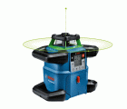 Bosch Professional Nivel láser giratorio sistema de 18V GRL 650 CHVG (láser verde, nivelación exterior, 1 batería 18 V 4,0 Ah + cargador, función aplicación, al