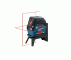 Bosch Professional Nivel láser GCL 2-15 (láser rojo, interior, con puntos de plomada, alcance: 15 m, 3 pilas AA, soporte giratorio RM 1, placa reflectora láser,
