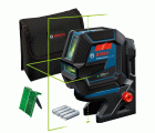 Bosch Professional Nivel Láser GCL 2-50 G (láser verde, interior, soporte RM 10, alcance: hasta 15 m, 4x pilas AA, en caja)